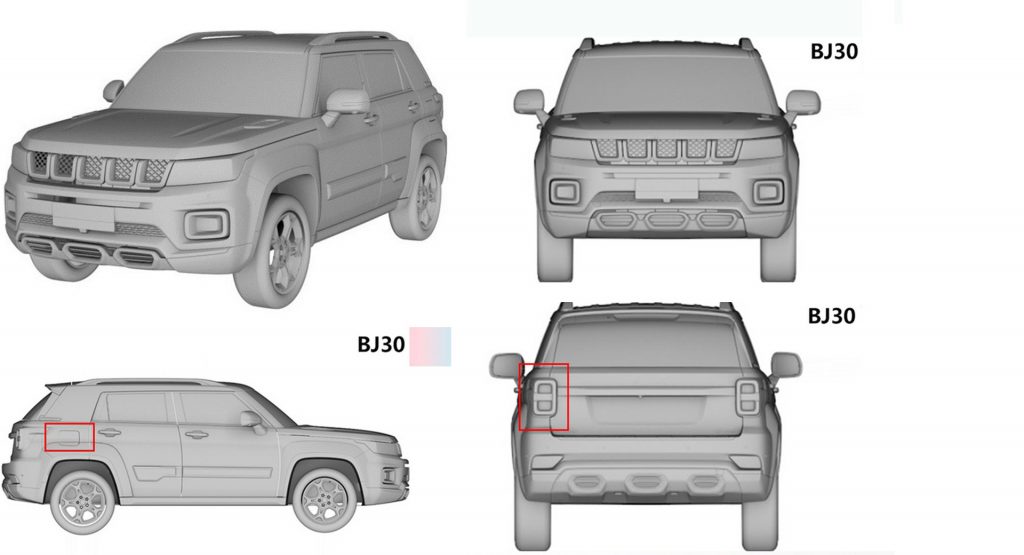  Beijing Auto Patents New BJ30 SUV (Just So Jeep Doesn’t Get Any Ideas)