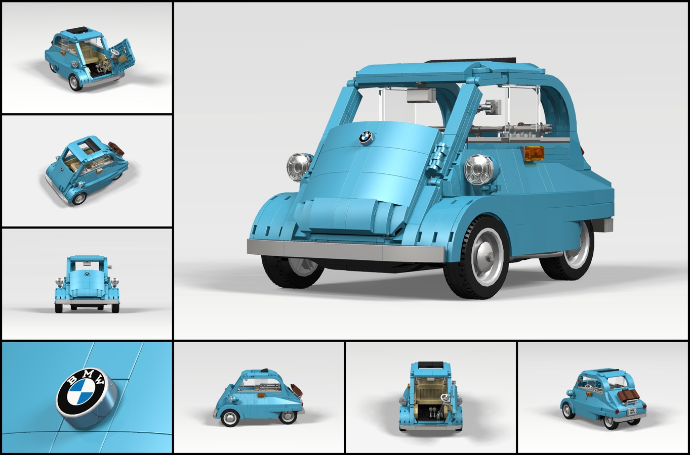 LEGO BMW Isetta Wants To Adorn Your Desk, Will You Support It?