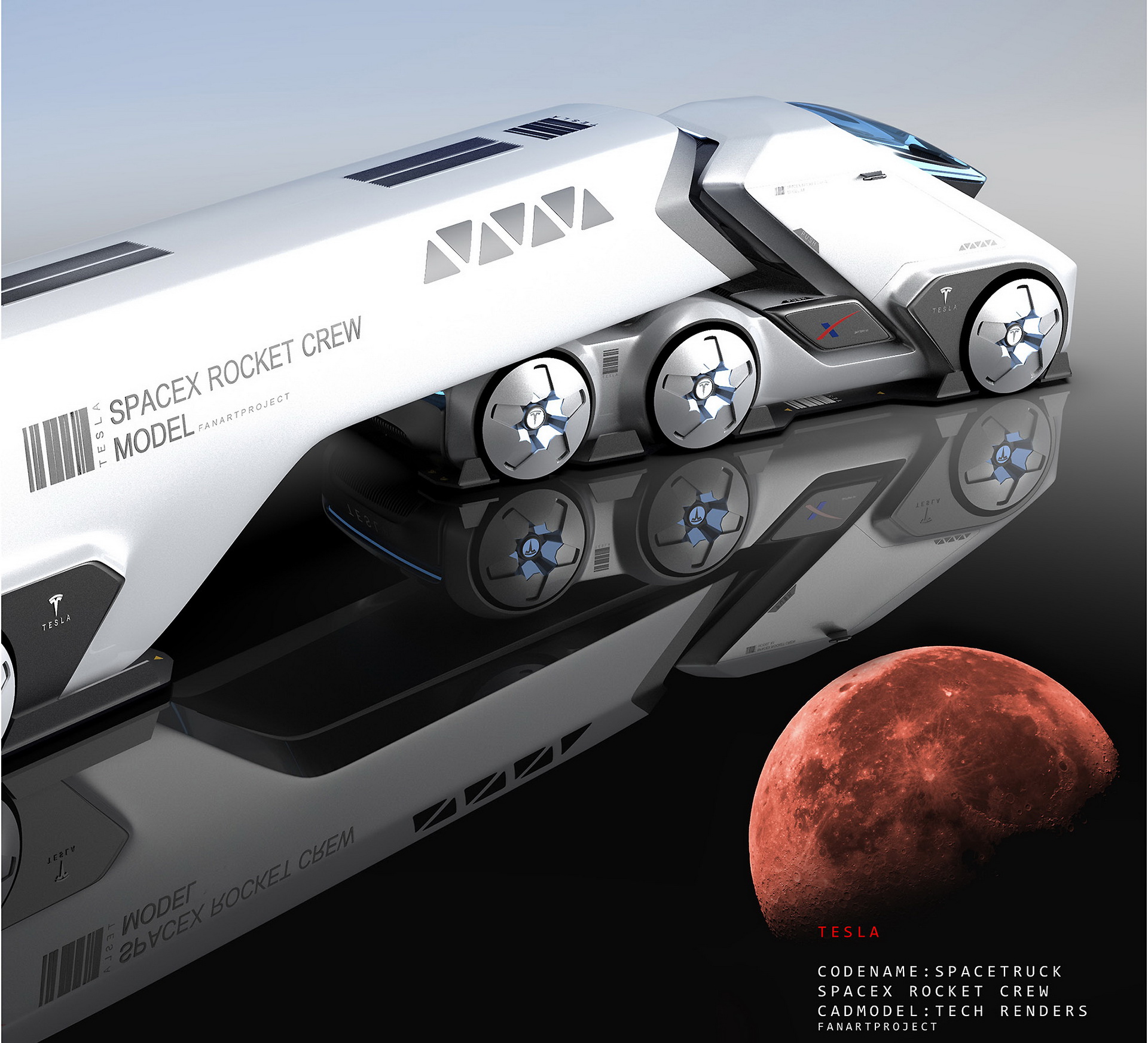 Tesla SpaceTruck Study Looks Ready To Boldly Go Places Where No Man Has Gone Before