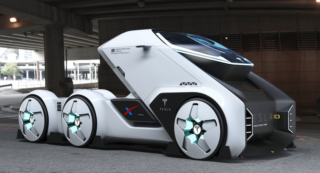 Tesla SpaceTruck Study Looks Ready To Boldly Go Places Where No Man Has Gone Before