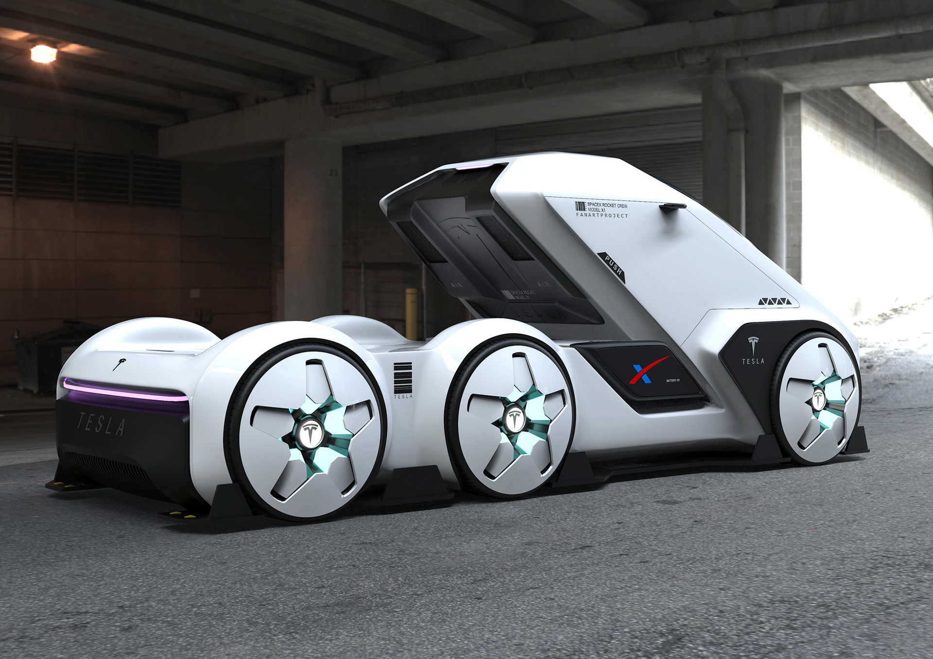 Tesla SpaceTruck Study Looks Ready To Boldly Go Places Where No Man Has Gone Before