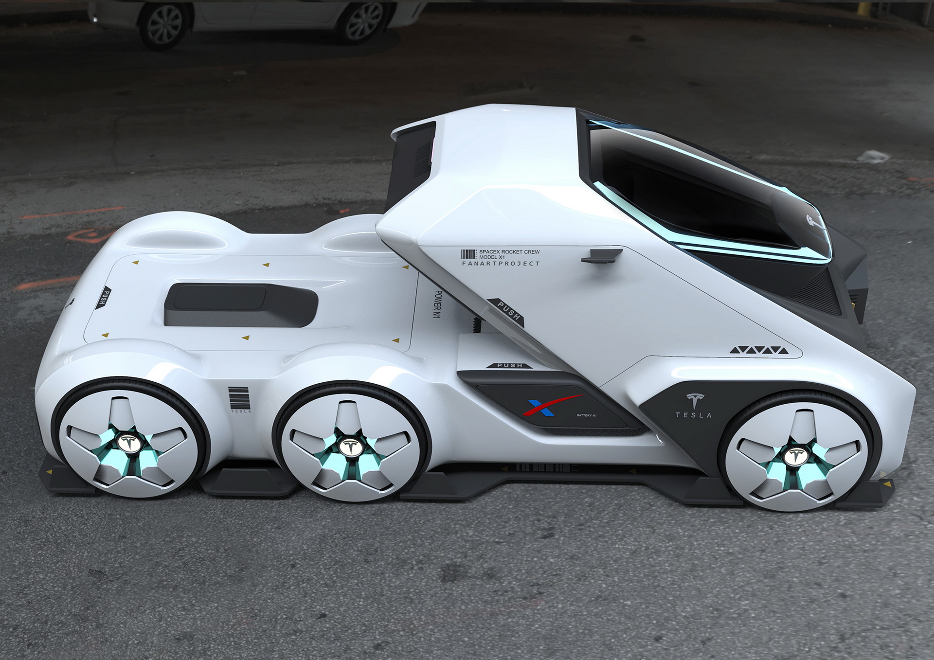 Tesla SpaceTruck Study Looks Ready To Boldly Go Places Where No Man Has Gone Before