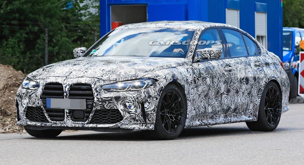  Grille Gate Continues As 2021 BMW M3 Spotted With Sizeable Schnoz