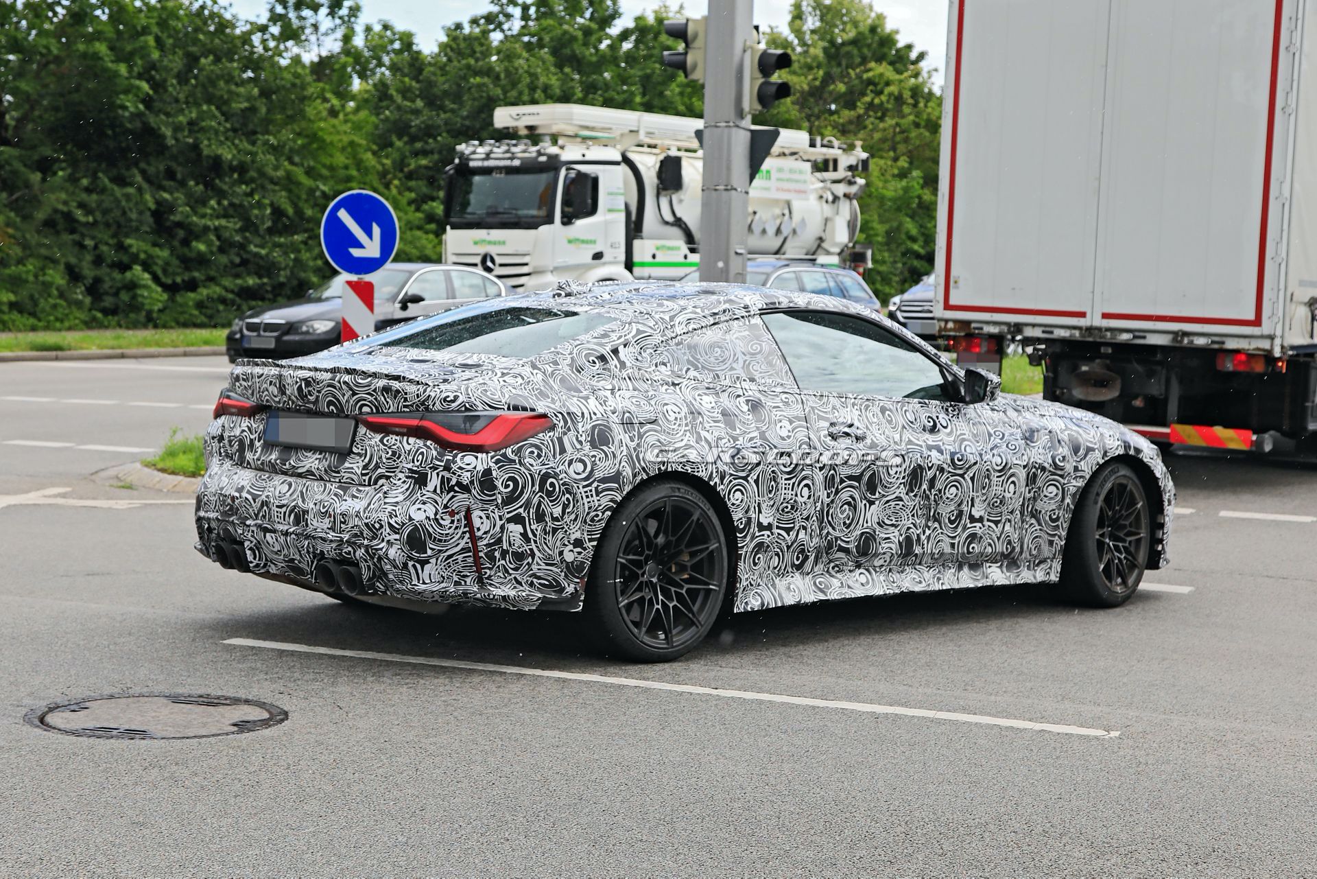 BMW’s New 2021 M4 Coupe Drops More Camo But Not The Huge Nostrils