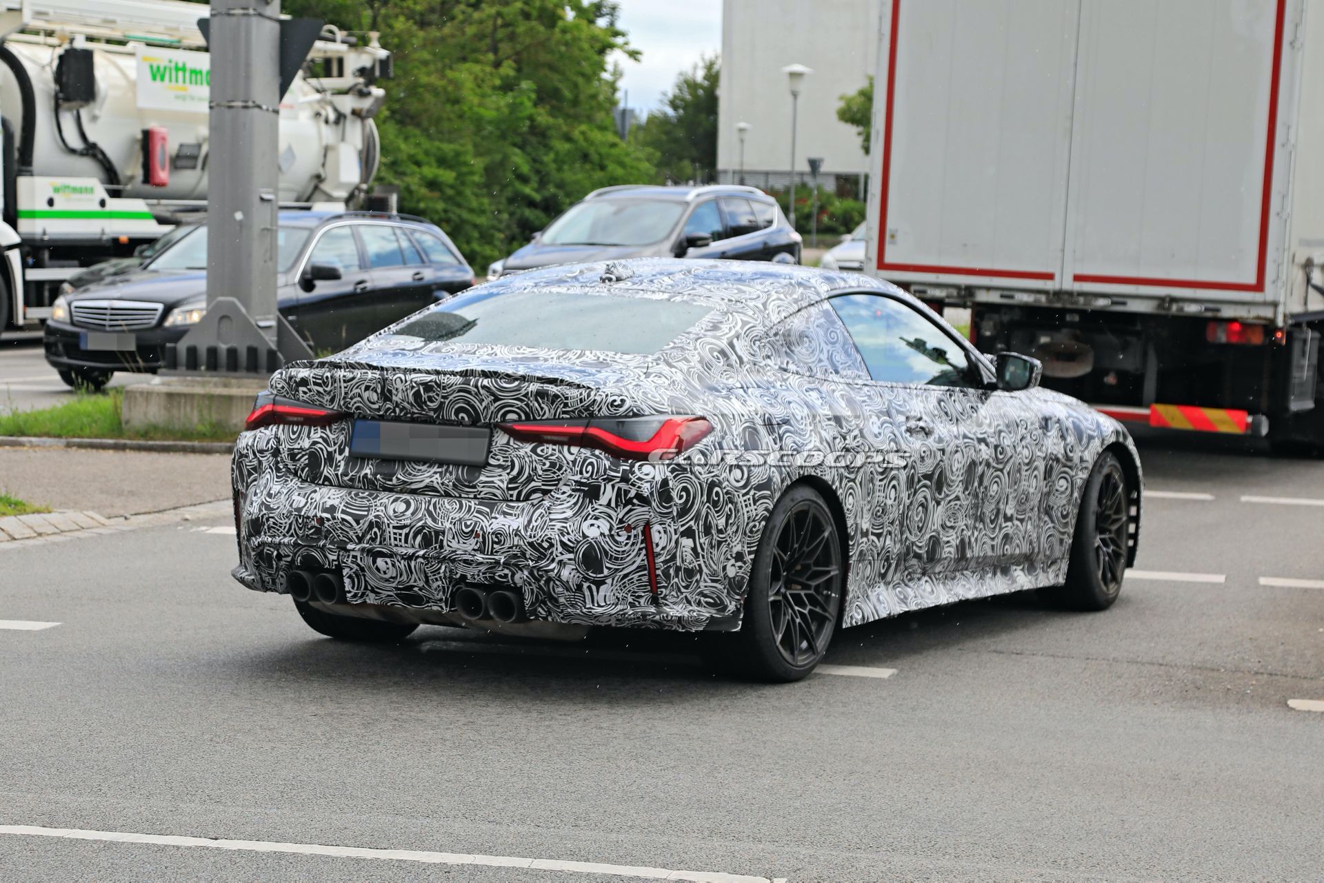 BMW’s New 2021 M4 Coupe Drops More Camo But Not The Huge Nostrils