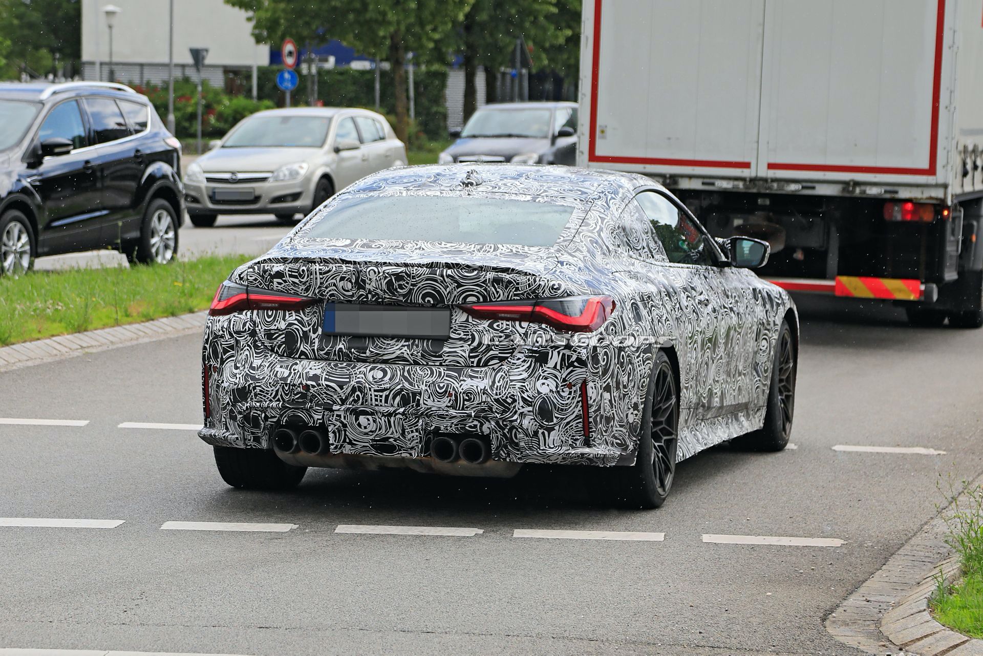 BMW’s New 2021 M4 Coupe Drops More Camo But Not The Huge Nostrils