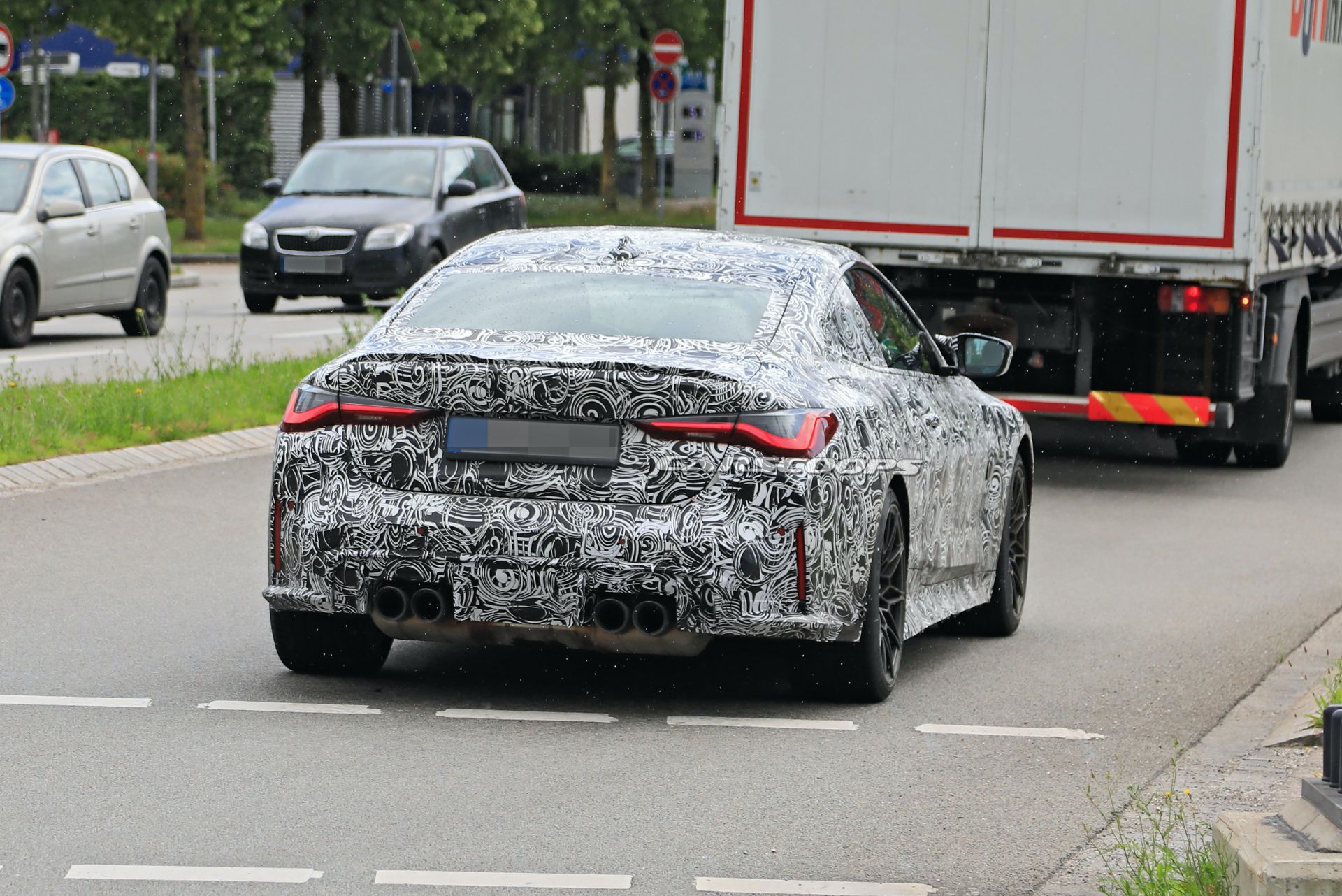 BMW’s New 2021 M4 Coupe Drops More Camo But Not The Huge Nostrils