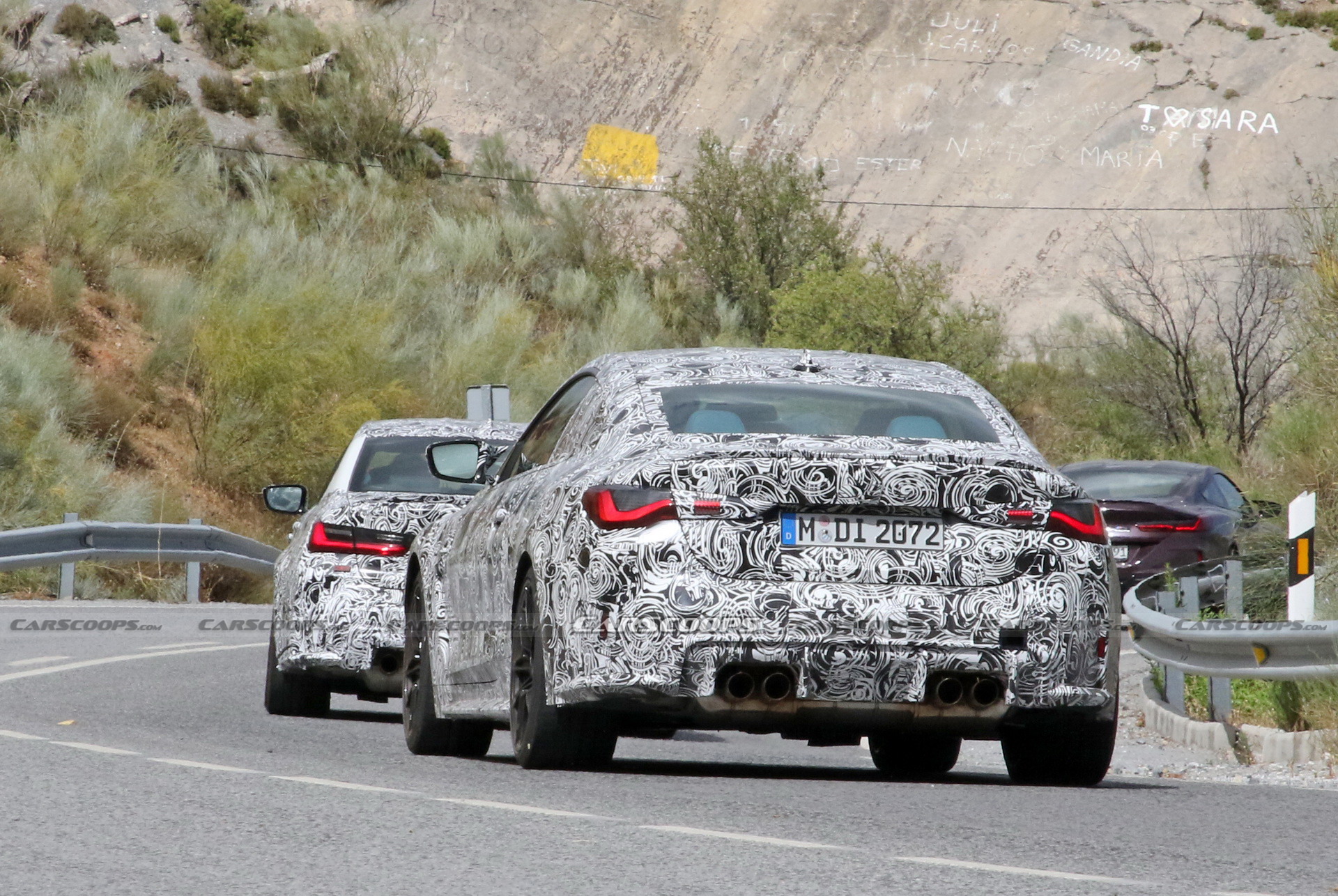 BMW’s New 2021 M4 Coupe Drops More Camo But Not The Huge Nostrils