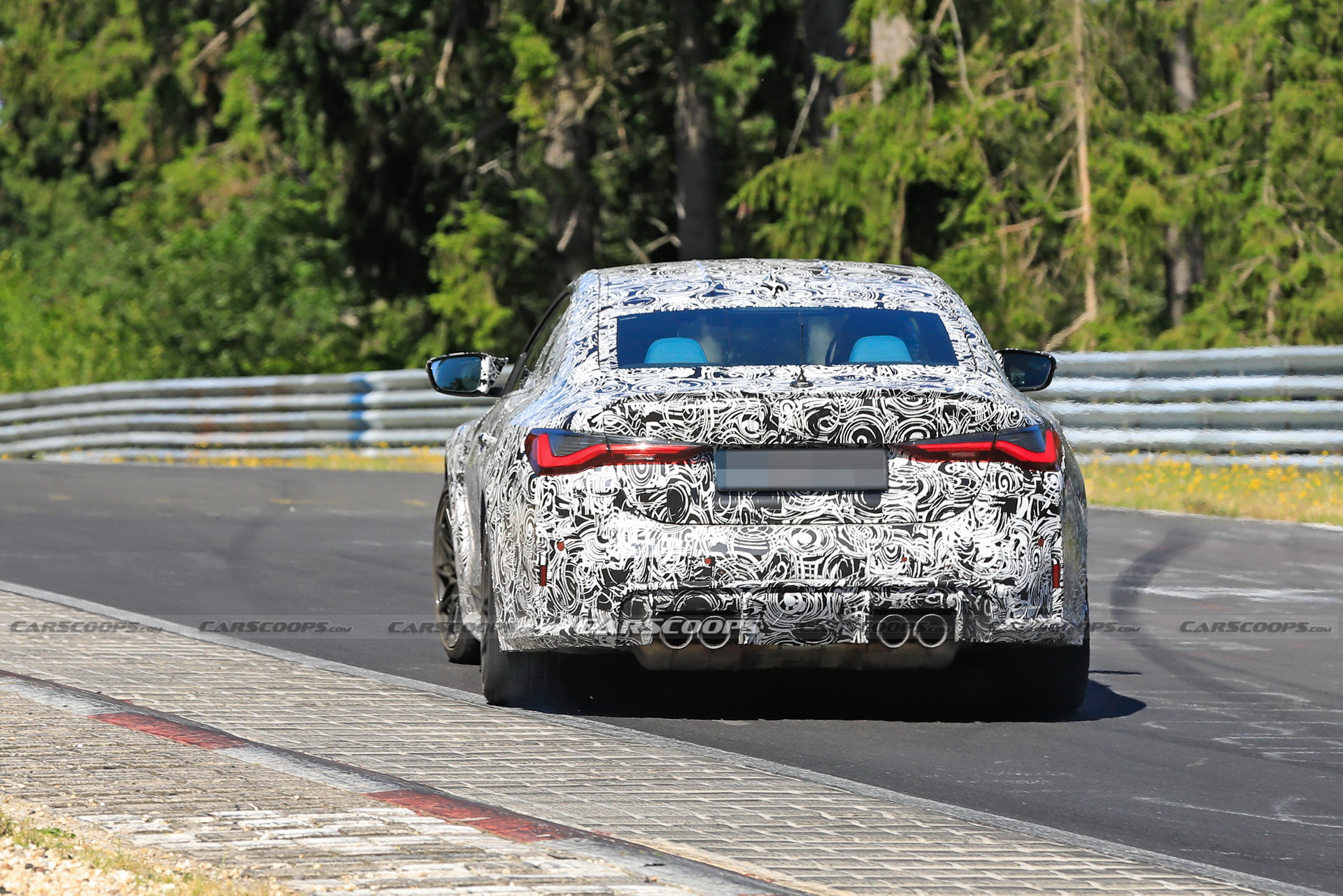 BMW’s New 2021 M4 Coupe Drops More Camo But Not The Huge Nostrils