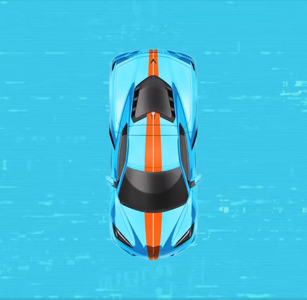 2021 Corvette Teased, Could Offer A Gulf Livery