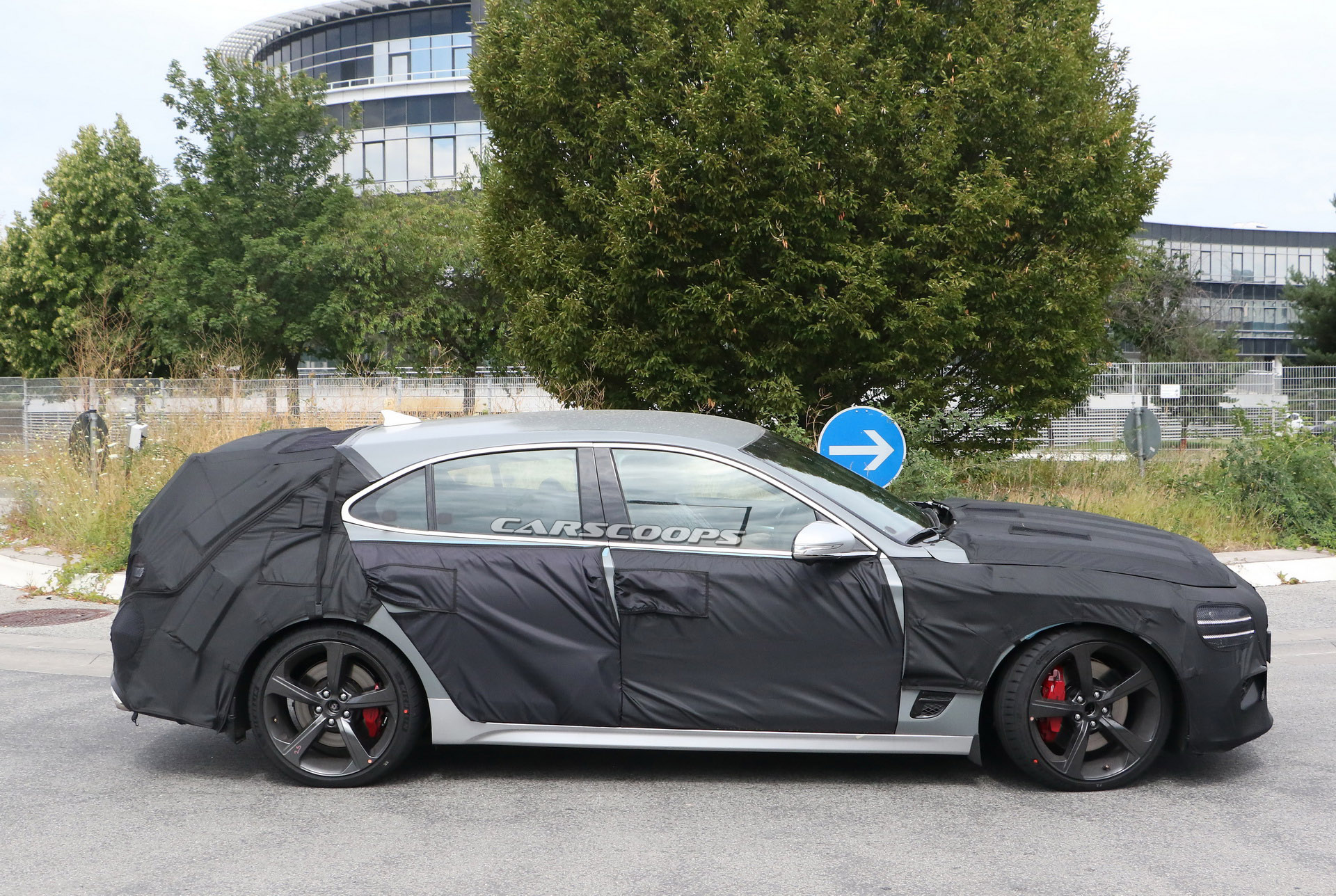 2021 Genesis G70 Shooting Brake / Fastback Spied Testing In Europe