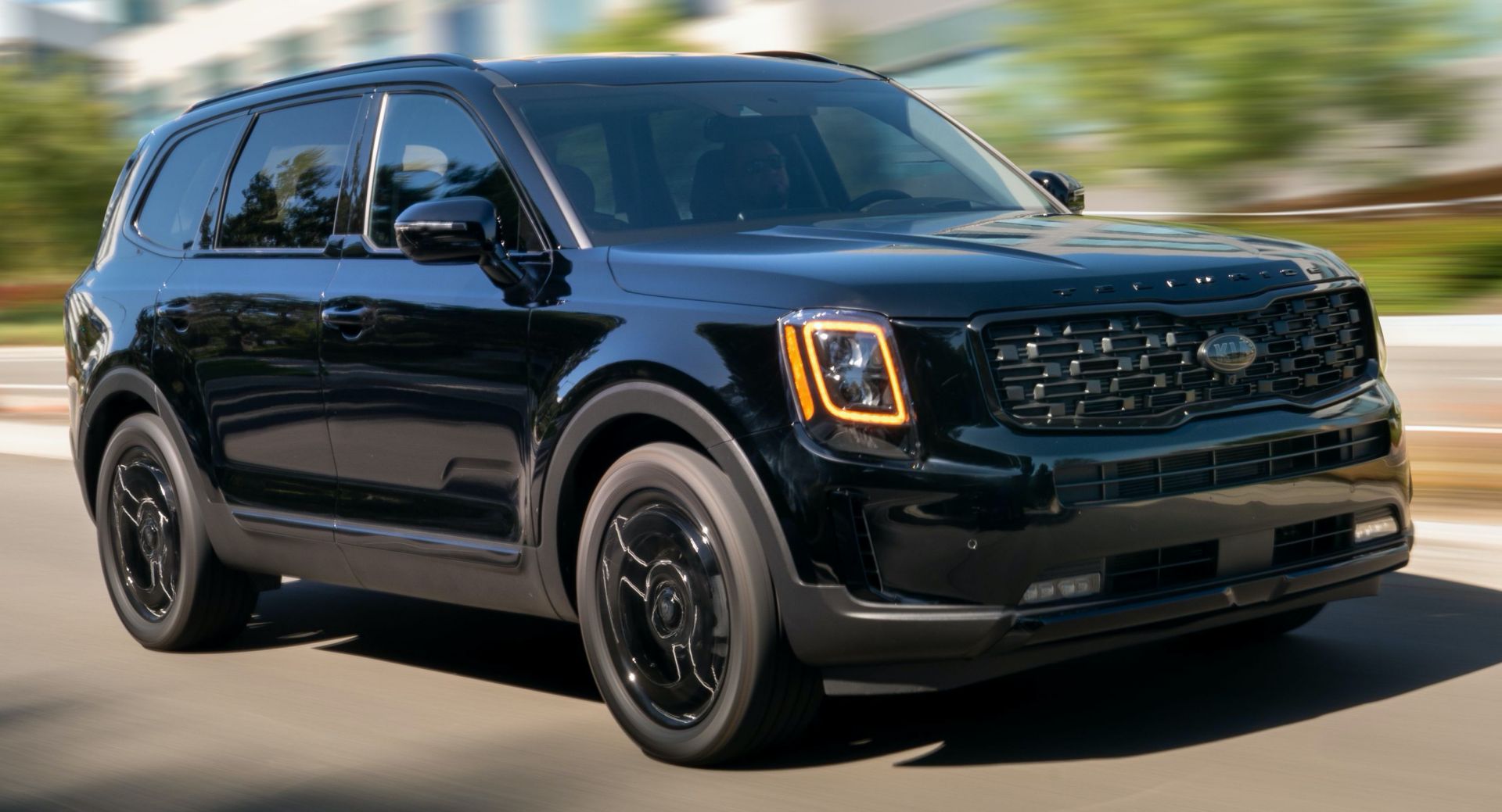 2021 Kia Telluride Nightfall Edition Chooses The Dark Side Carscoops