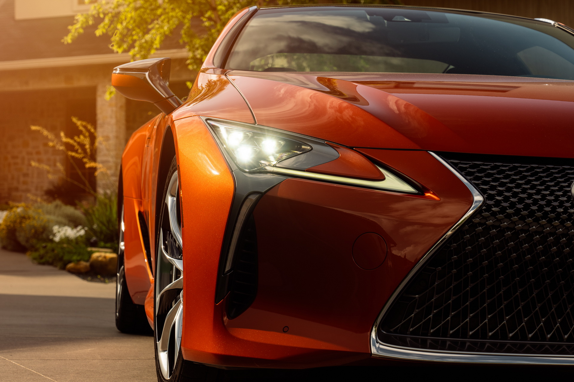 Europe’s 2021 Lexus LC Coupe In Blazing Carnelian Is Oh, So Orange
