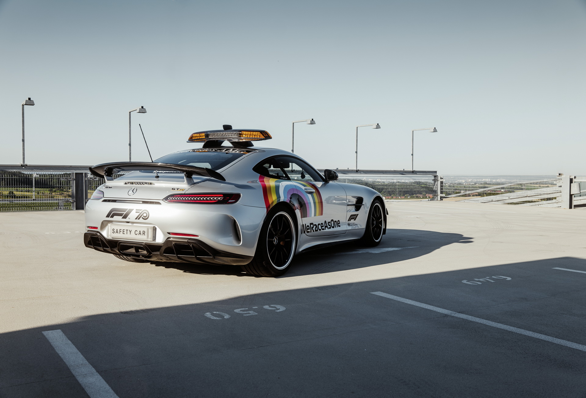 Mercedes-AMG GT R F1 Safety Car Wears Its Pride On The Outside