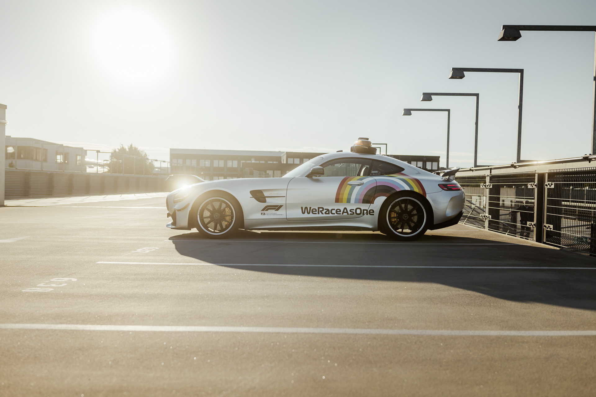 Mercedes-AMG GT R F1 Safety Car Wears Its Pride On The Outside