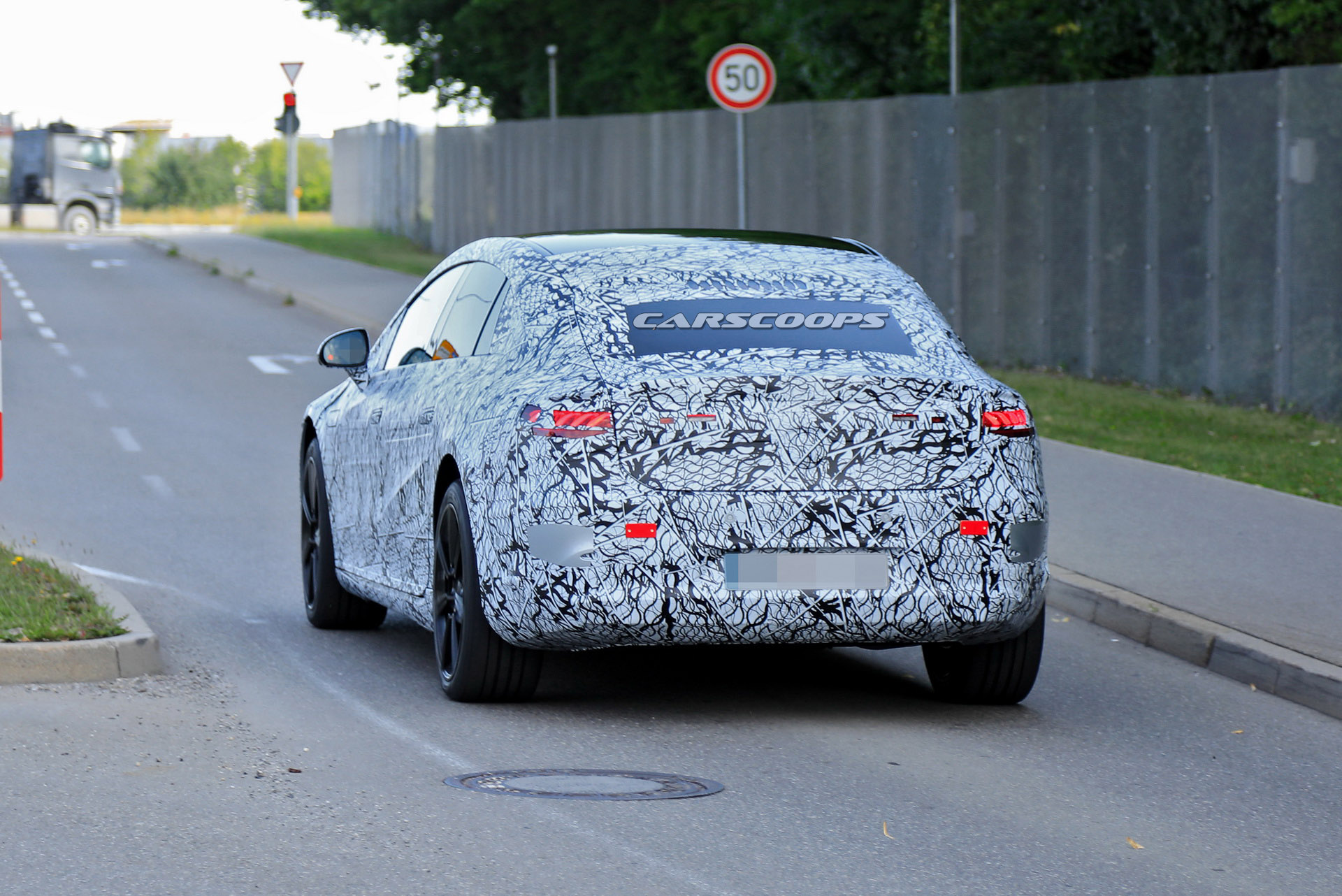 Mercedes-Benz Spied Benchmarking New EQS Electric Sedan Against Teslas