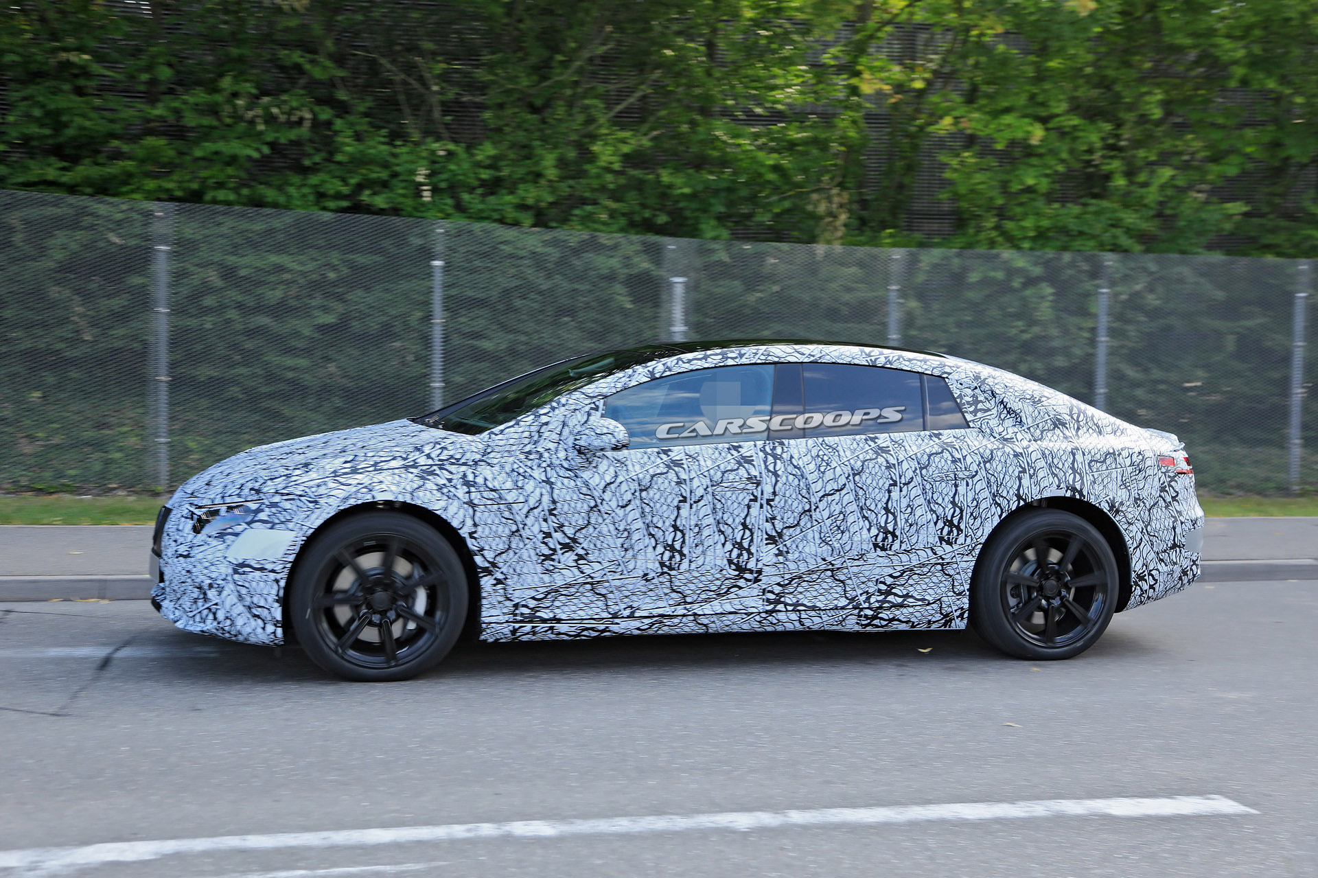 Mercedes-Benz Spied Benchmarking New EQS Electric Sedan Against Teslas