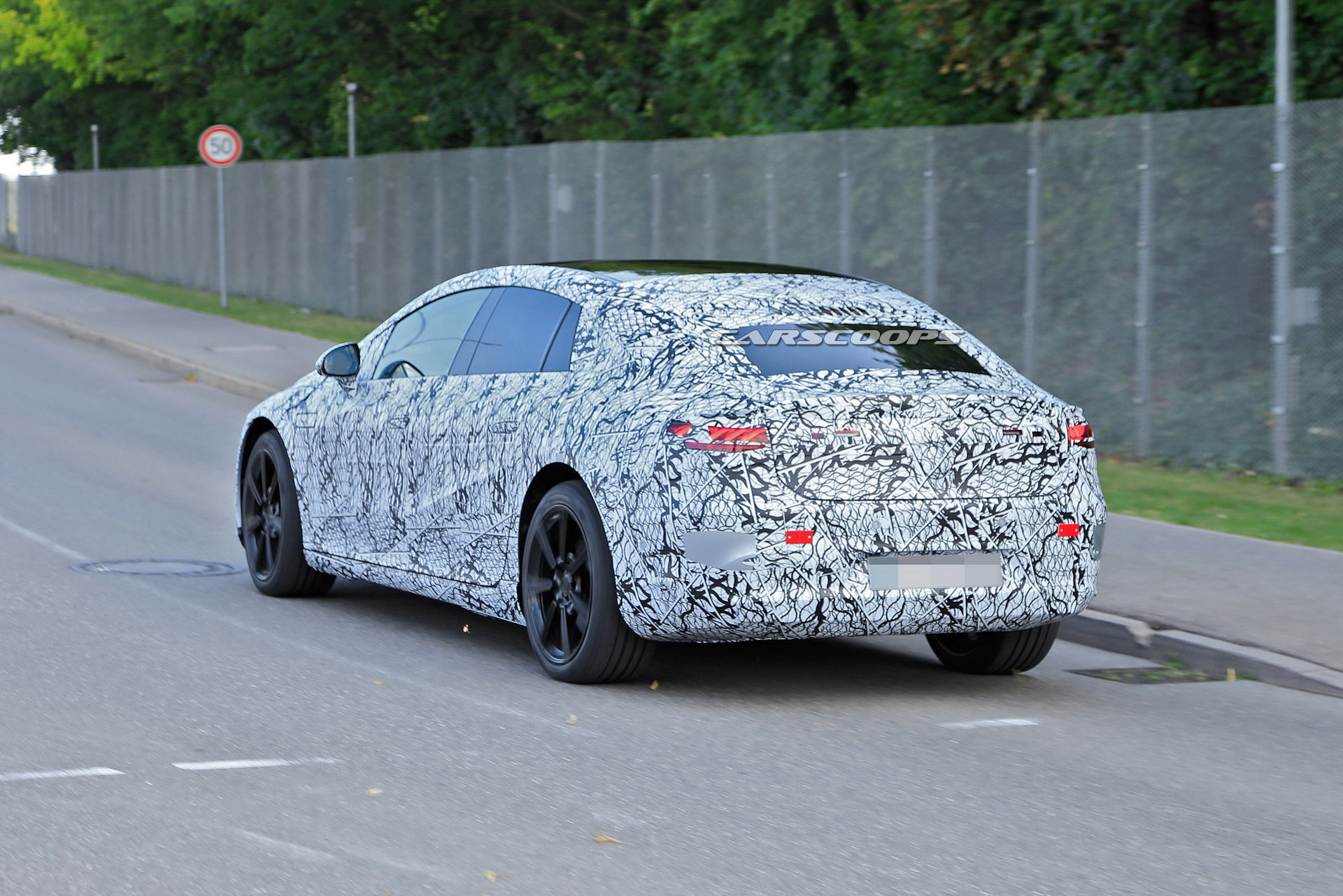 Mercedes-Benz Spied Benchmarking New EQS Electric Sedan Against Teslas