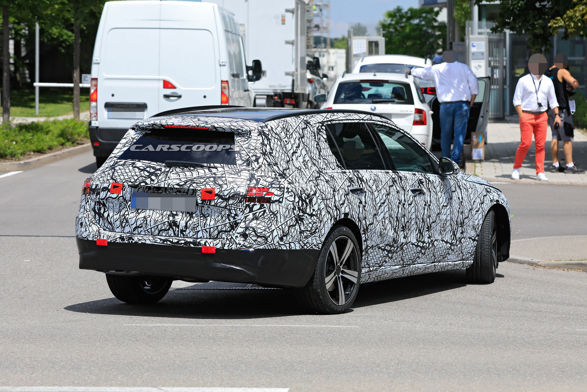 2021 Mercedes C-Class Wagon Prototype Comes Out To Play