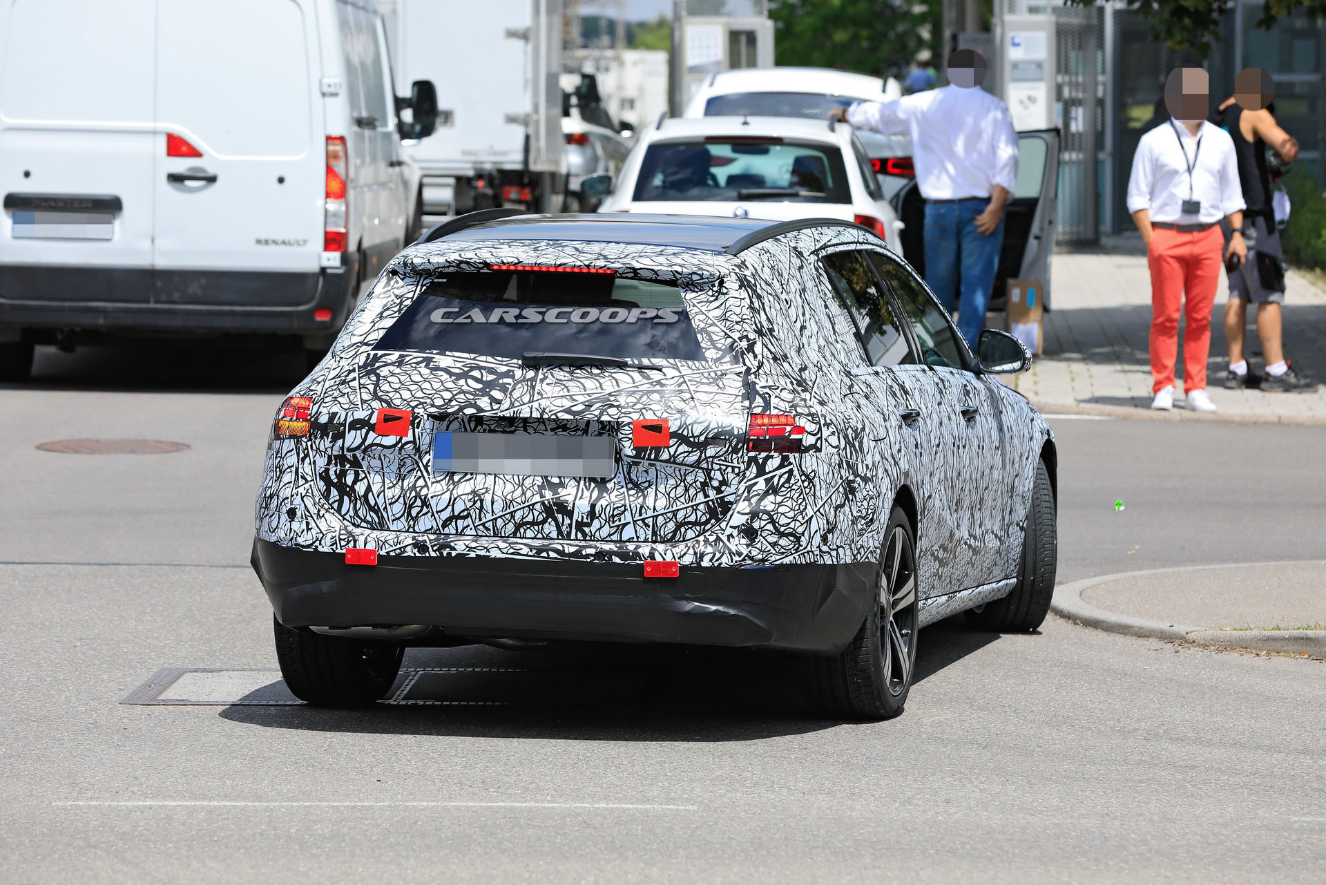 2021 Mercedes C-Class Wagon Prototype Comes Out To Play