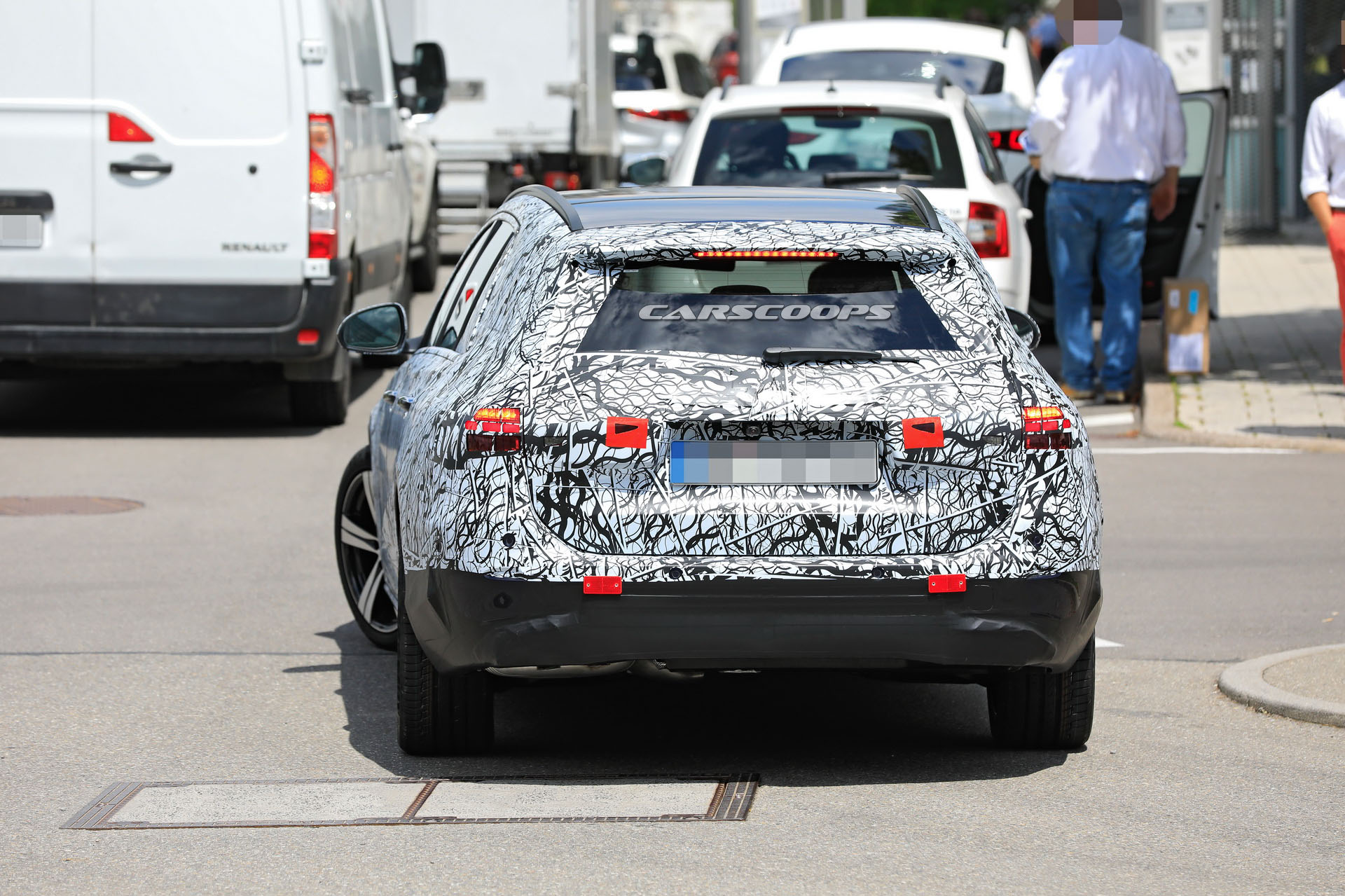 2021 Mercedes C-Class Wagon Prototype Comes Out To Play