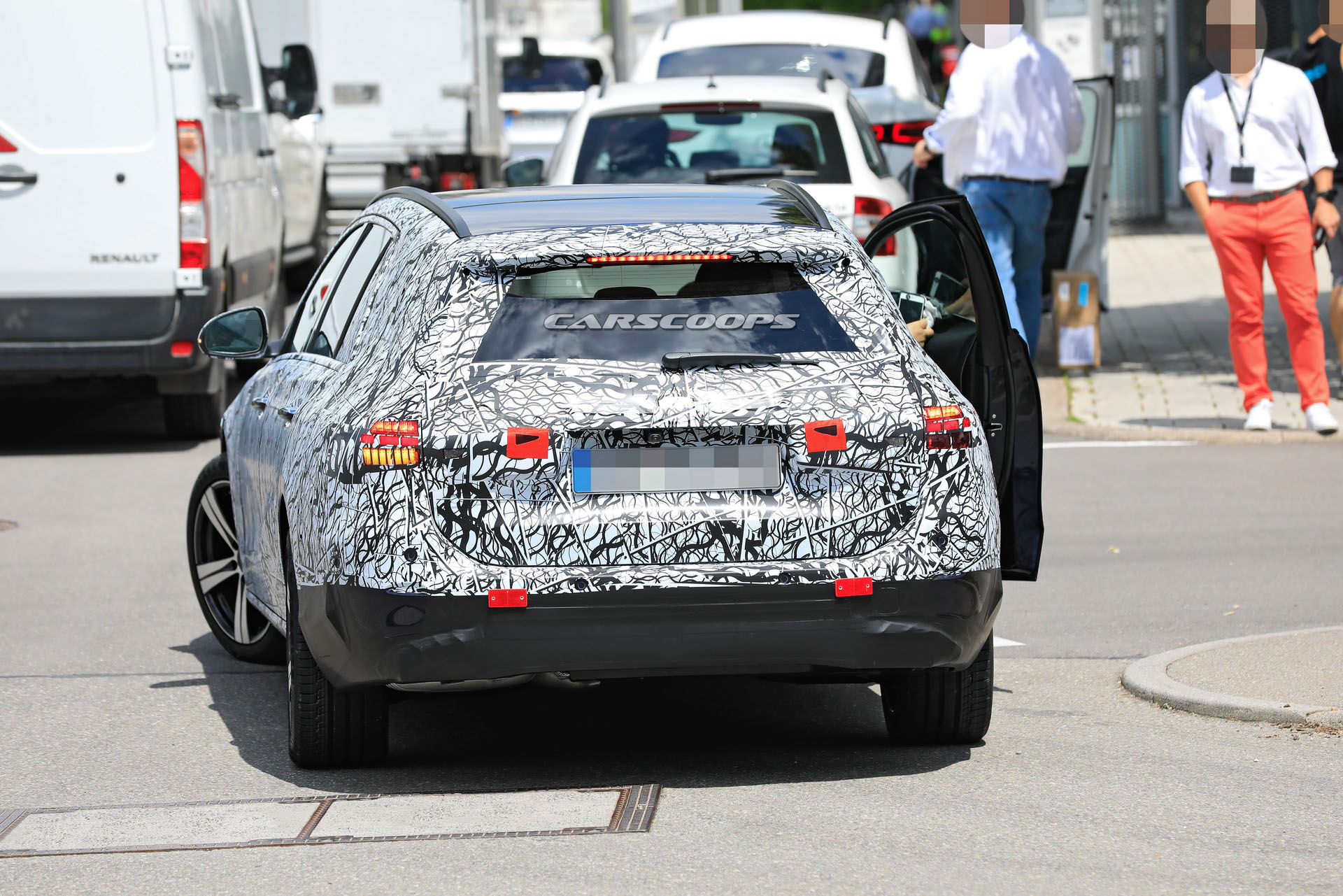 2021 Mercedes C-Class Wagon Prototype Comes Out To Play