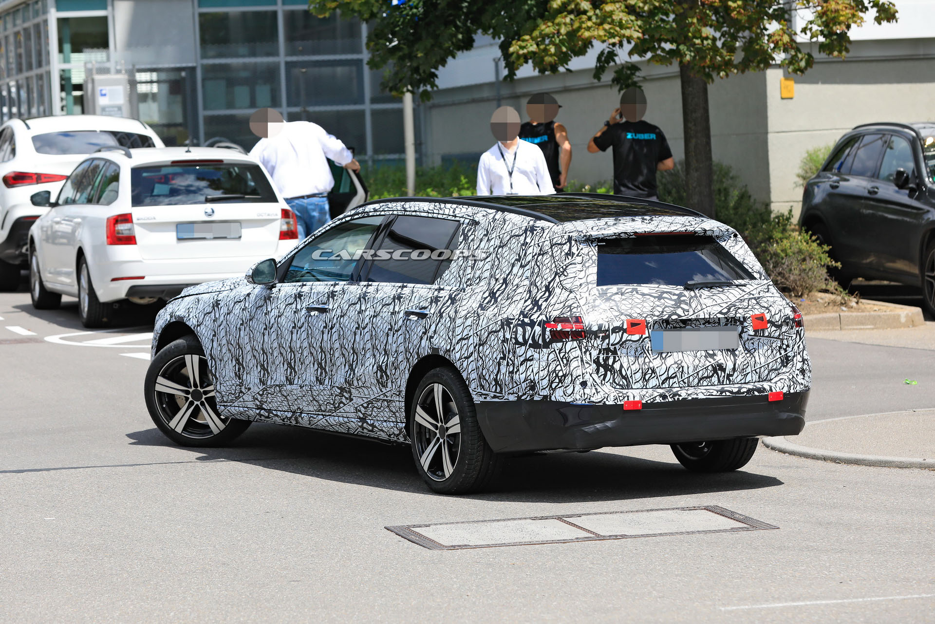 2021 Mercedes C-Class Wagon Prototype Comes Out To Play