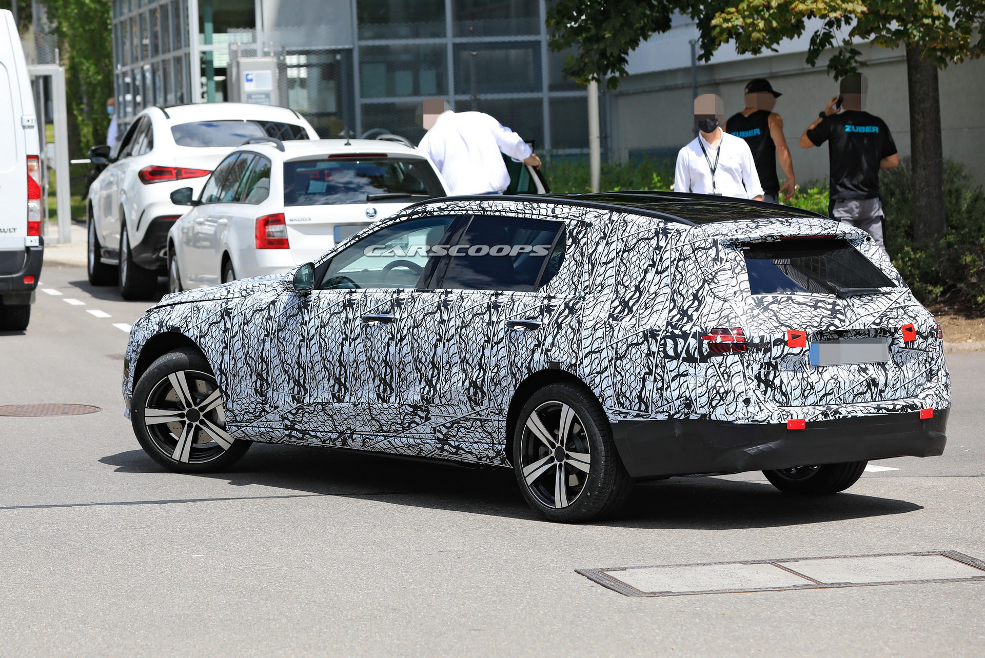 2021 Mercedes C-Class Wagon Prototype Comes Out To Play