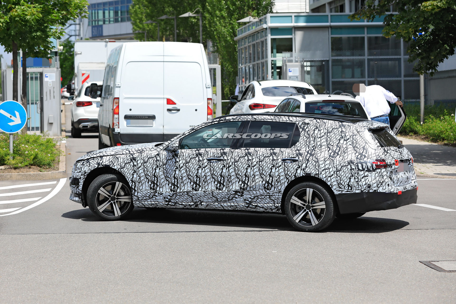 2021 Mercedes C-Class Wagon Prototype Comes Out To Play