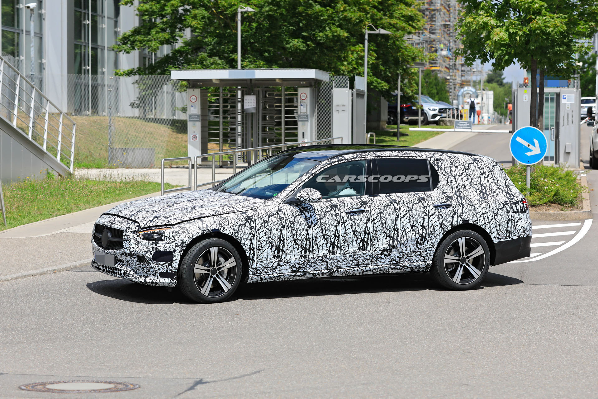 2021 Mercedes C-Class Wagon Prototype Comes Out To Play