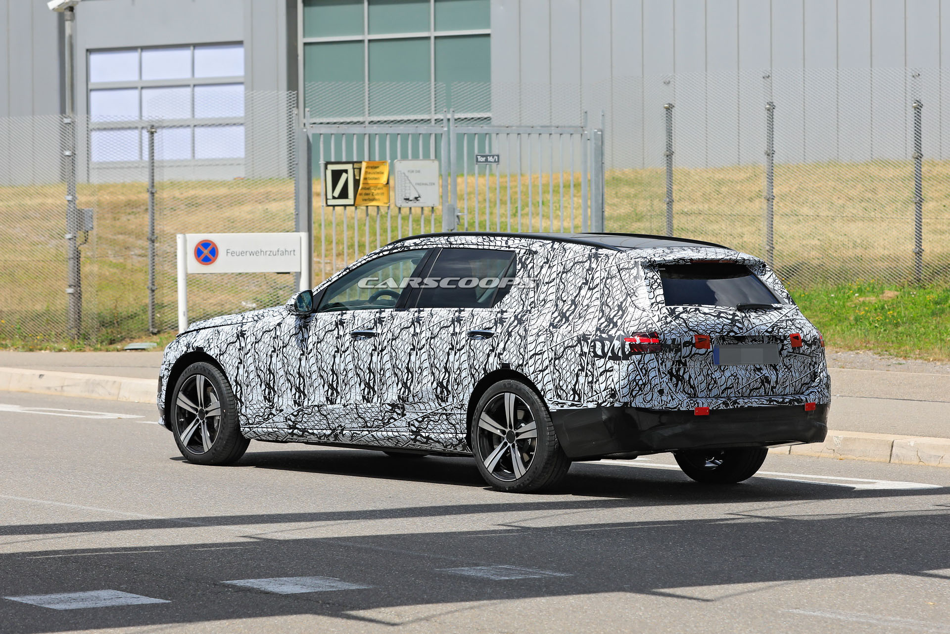 2021 Mercedes C-Class Wagon Prototype Comes Out To Play