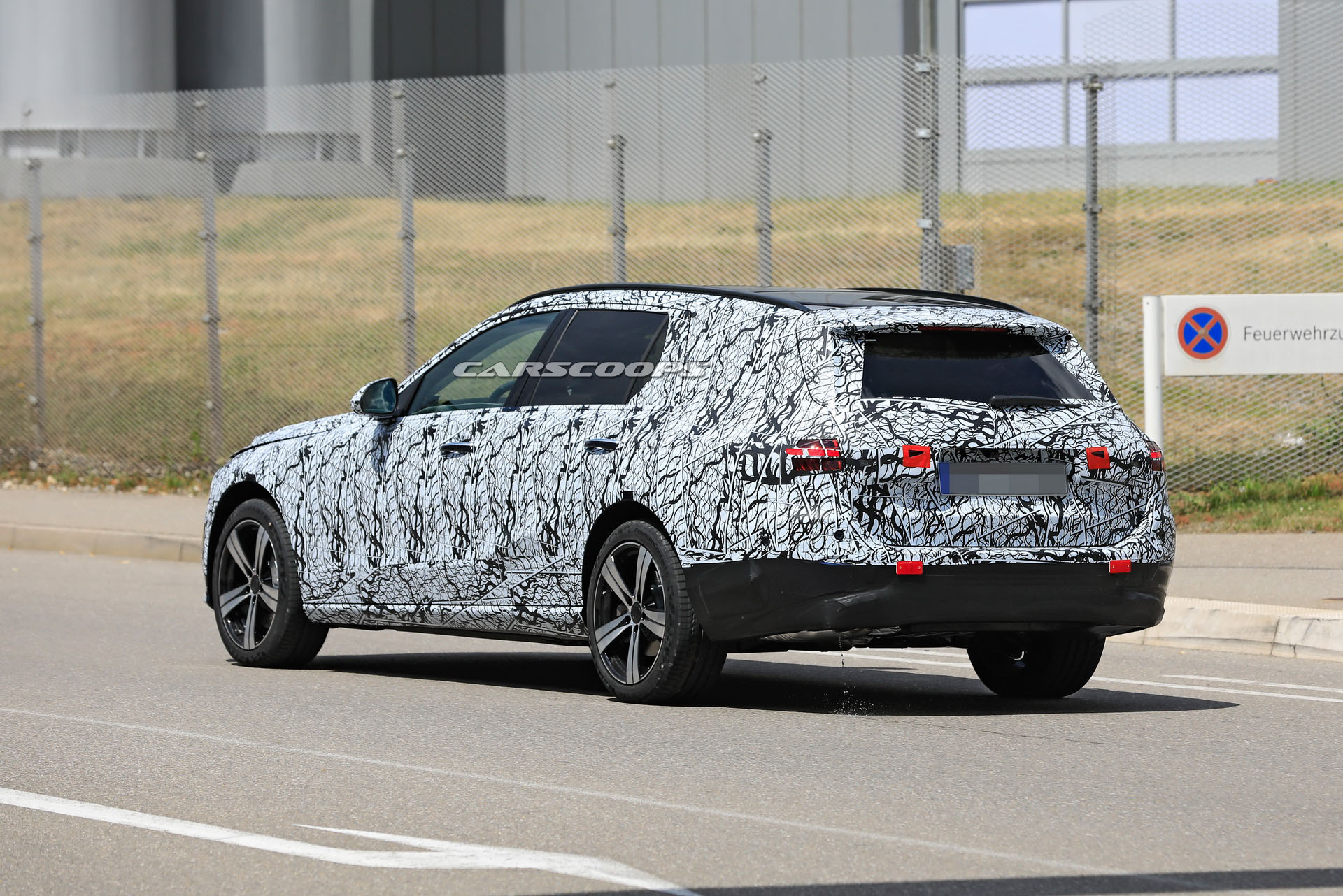 2021 Mercedes C-Class Wagon Prototype Comes Out To Play