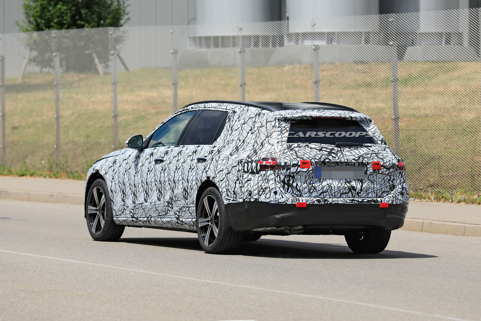 2021 Mercedes C-Class Wagon Prototype Comes Out To Play