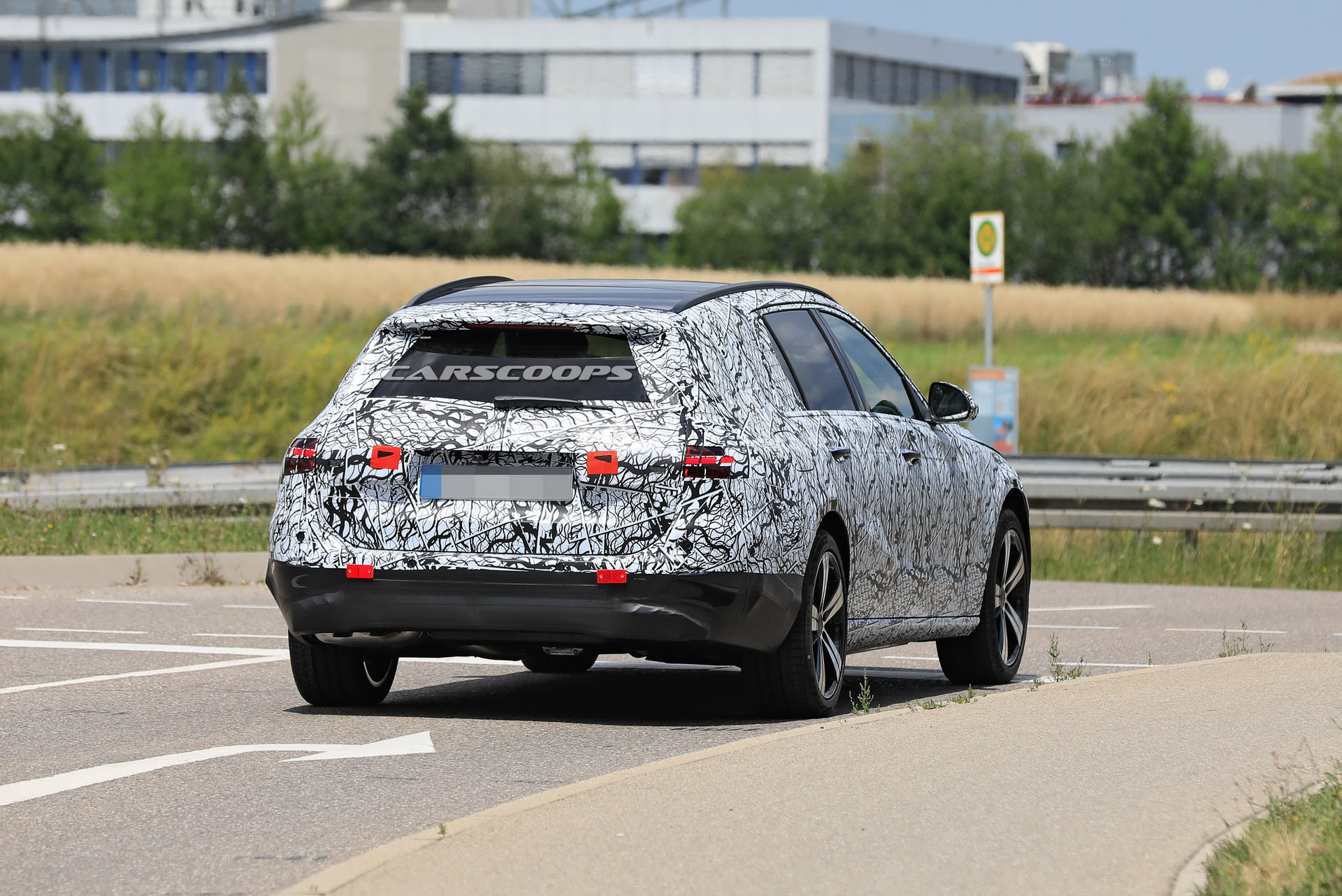 2021 Mercedes C-Class Wagon Prototype Comes Out To Play