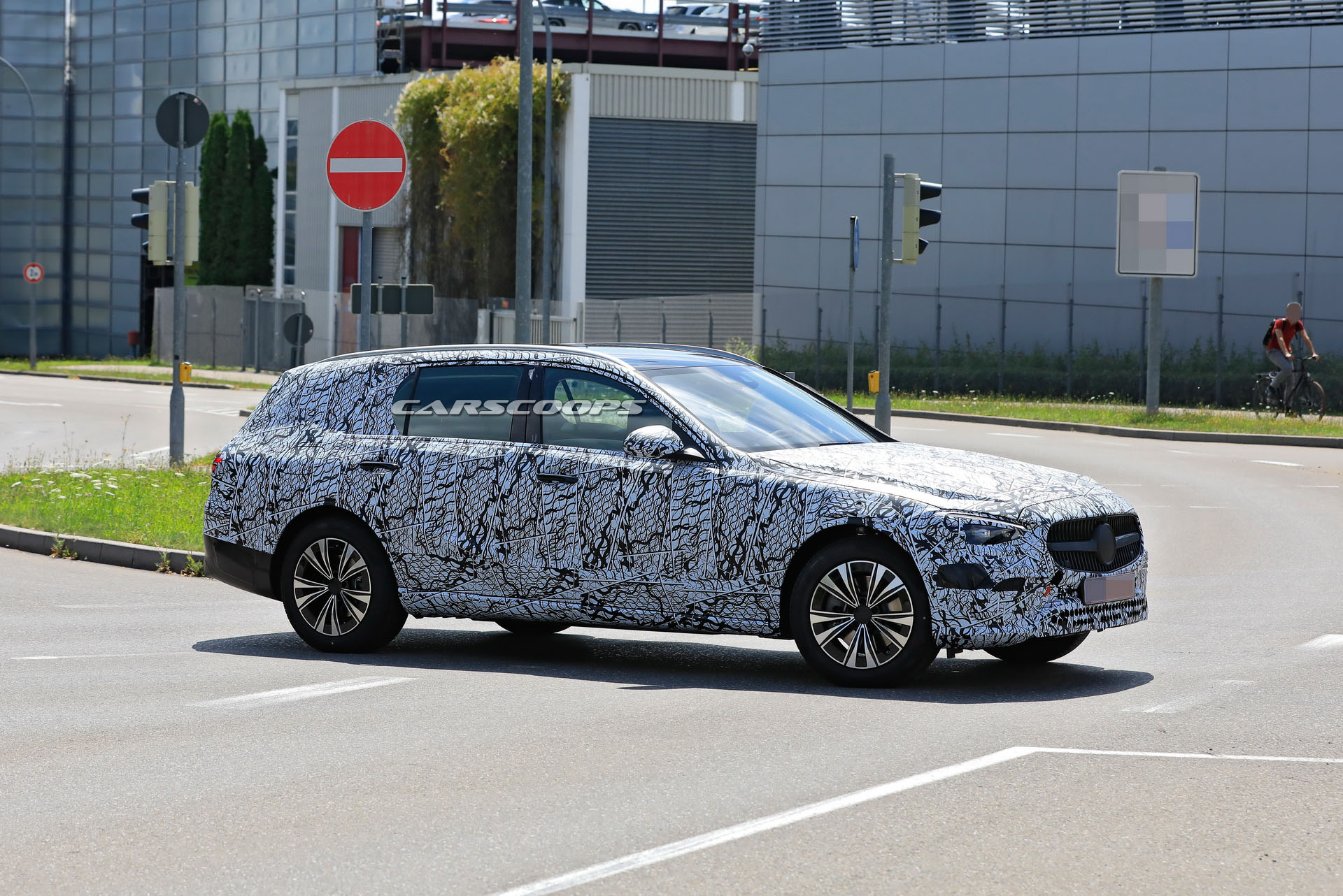 2021 Mercedes C-Class Wagon Prototype Comes Out To Play