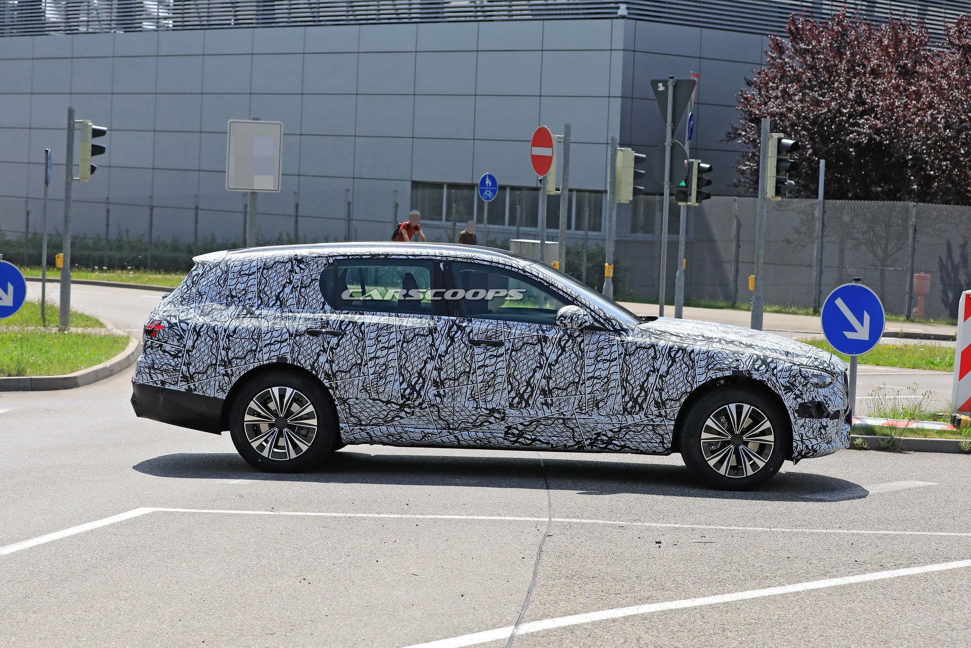 2021 Mercedes C-Class Wagon Prototype Comes Out To Play