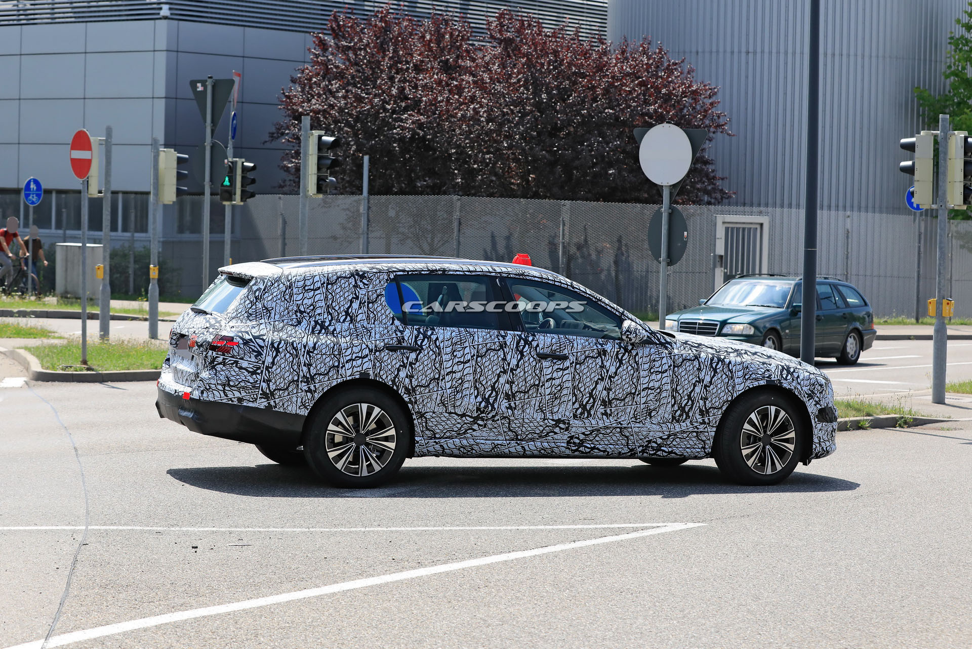 2021 Mercedes C-Class Wagon Prototype Comes Out To Play