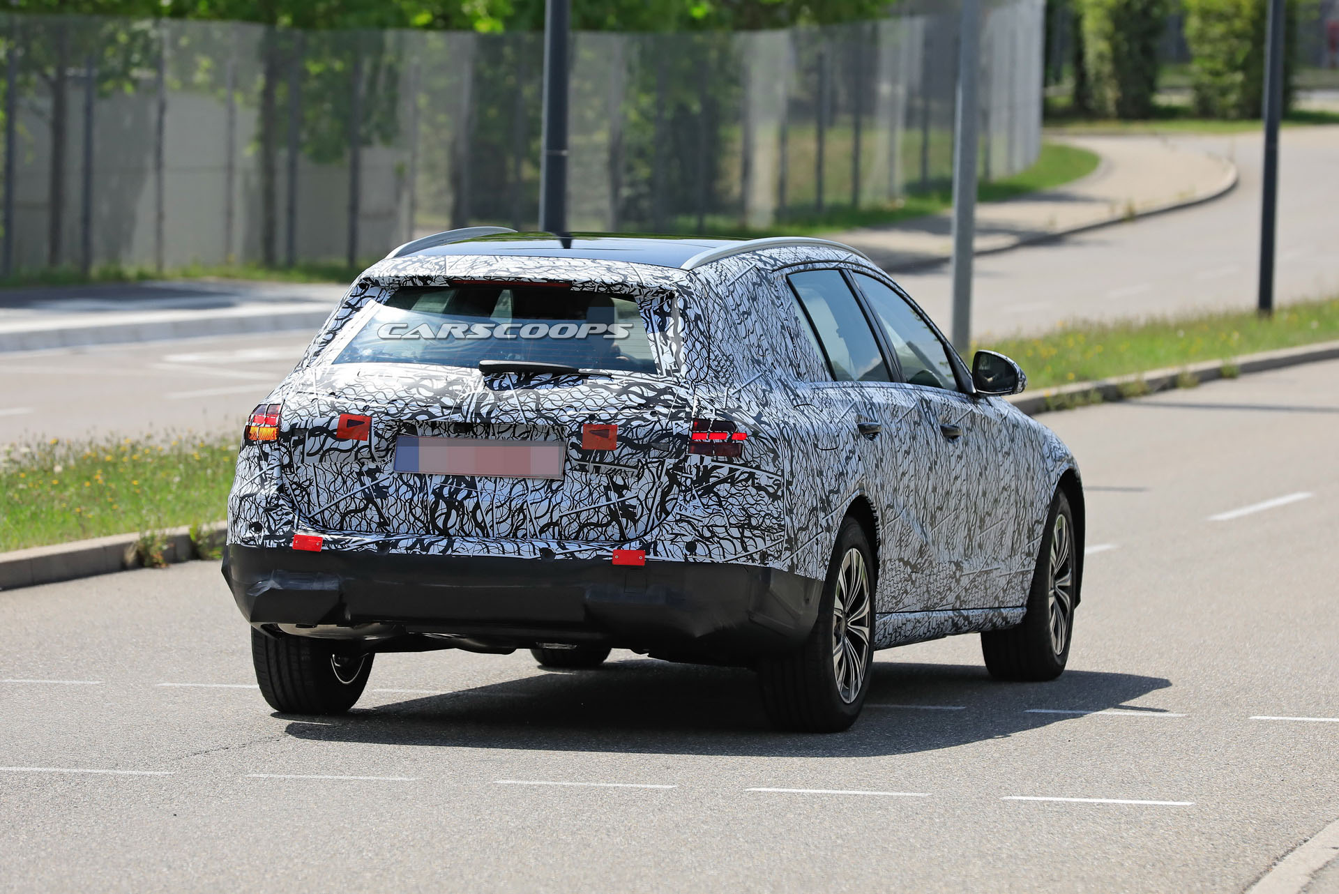 2021 Mercedes C-Class Wagon Prototype Comes Out To Play