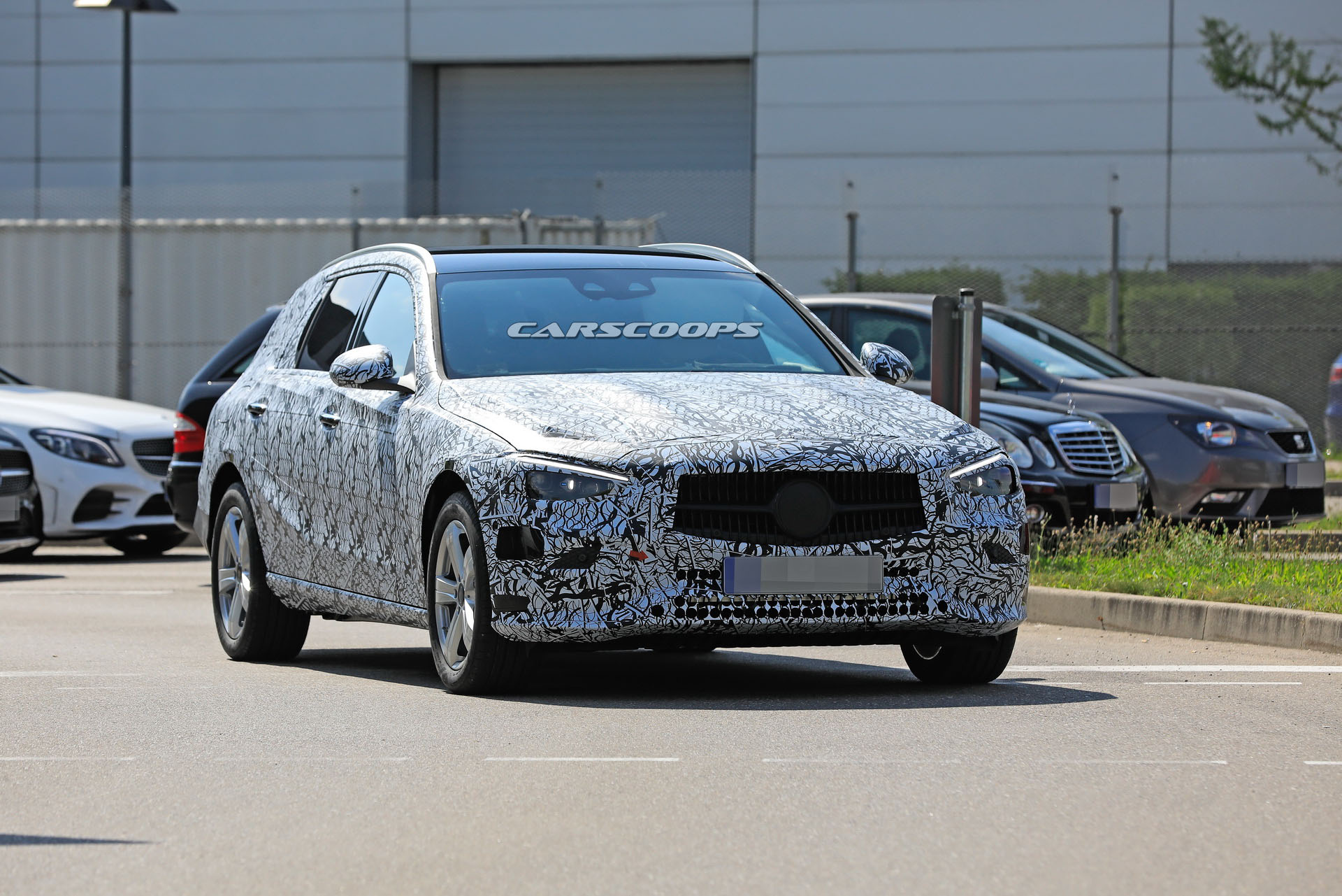 2021 Mercedes C-Class Wagon Prototype Comes Out To Play