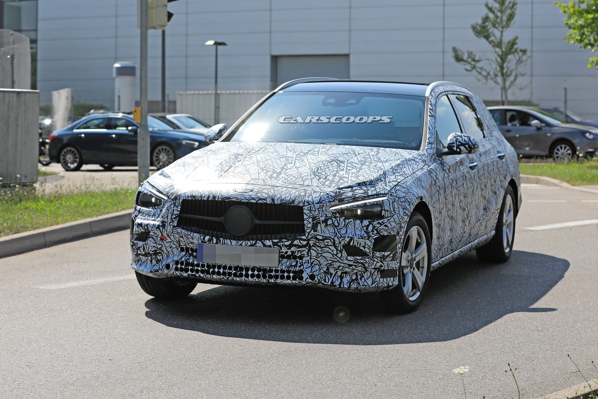 2021 Mercedes C-Class Wagon Prototype Comes Out To Play