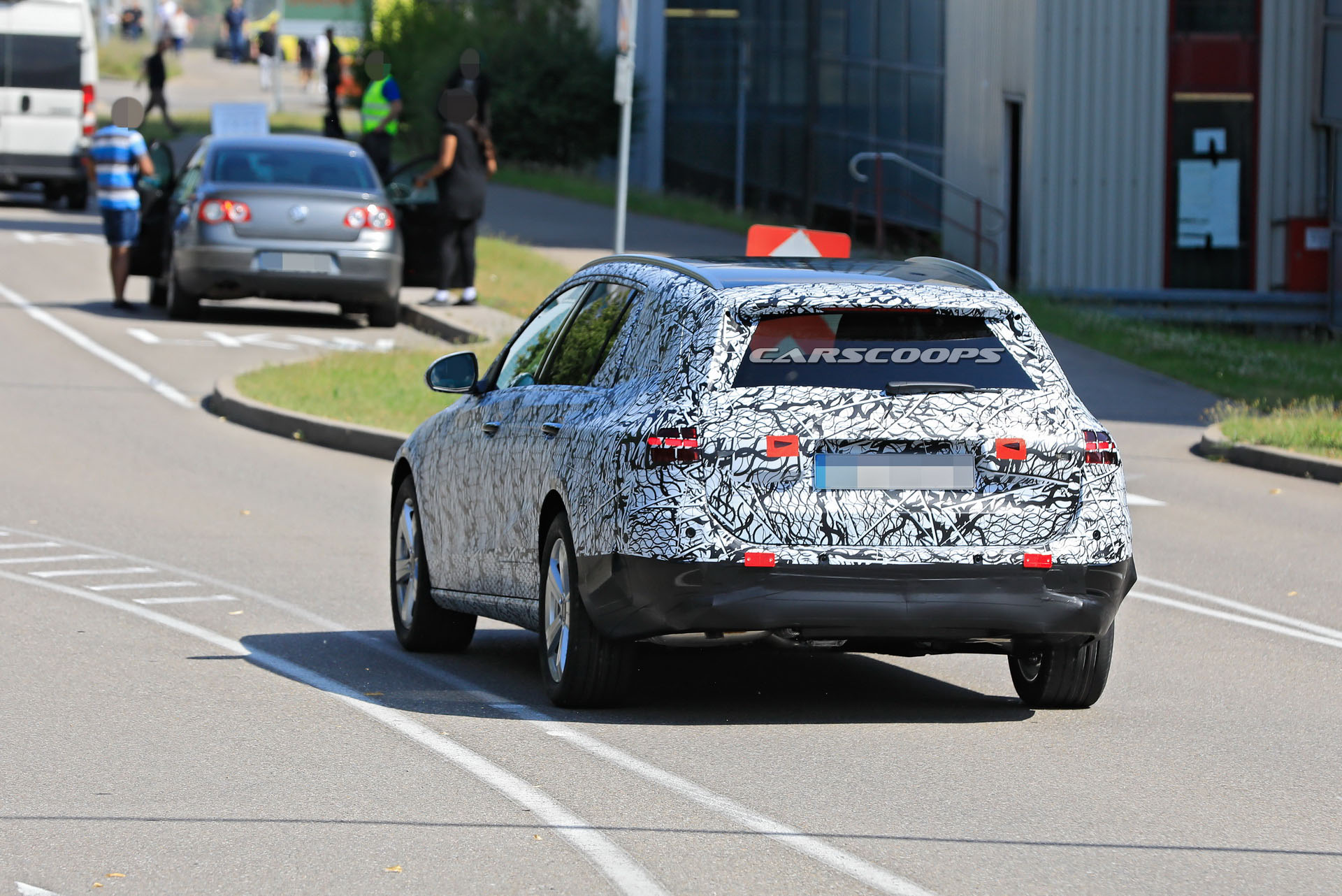 2021 Mercedes C-Class Wagon Prototype Comes Out To Play