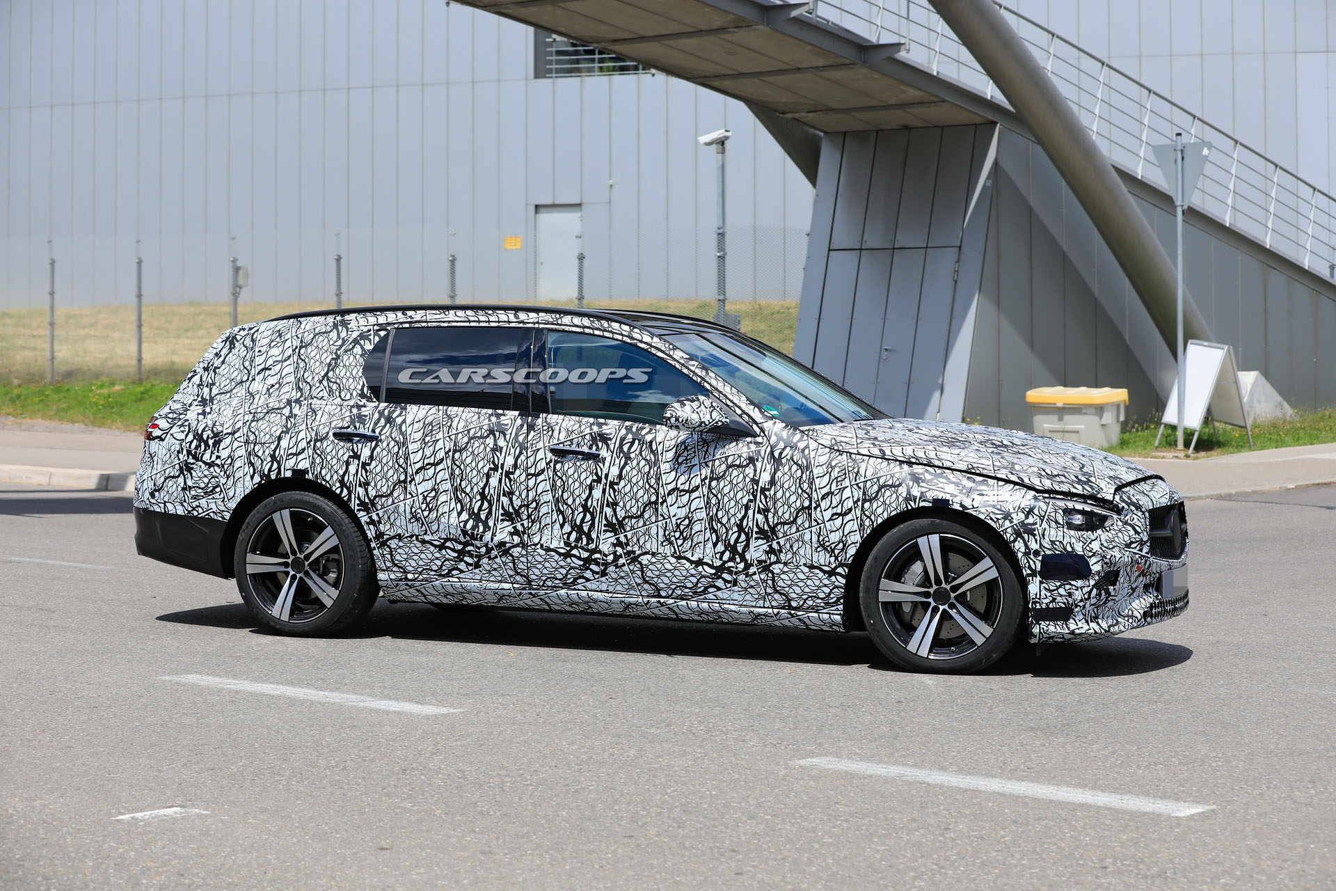 2021 Mercedes C-Class Wagon Prototype Comes Out To Play