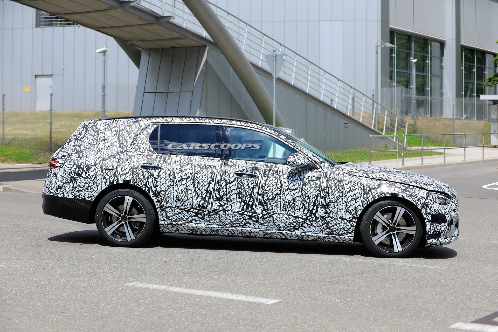2021 Mercedes C-Class Wagon Prototype Comes Out To Play