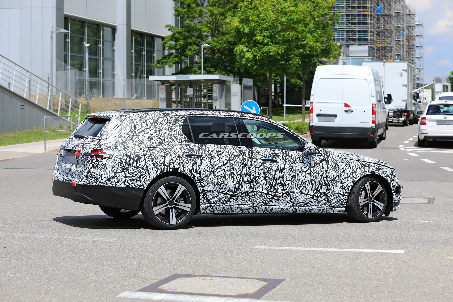 2021 Mercedes C-Class Wagon Prototype Comes Out To Play