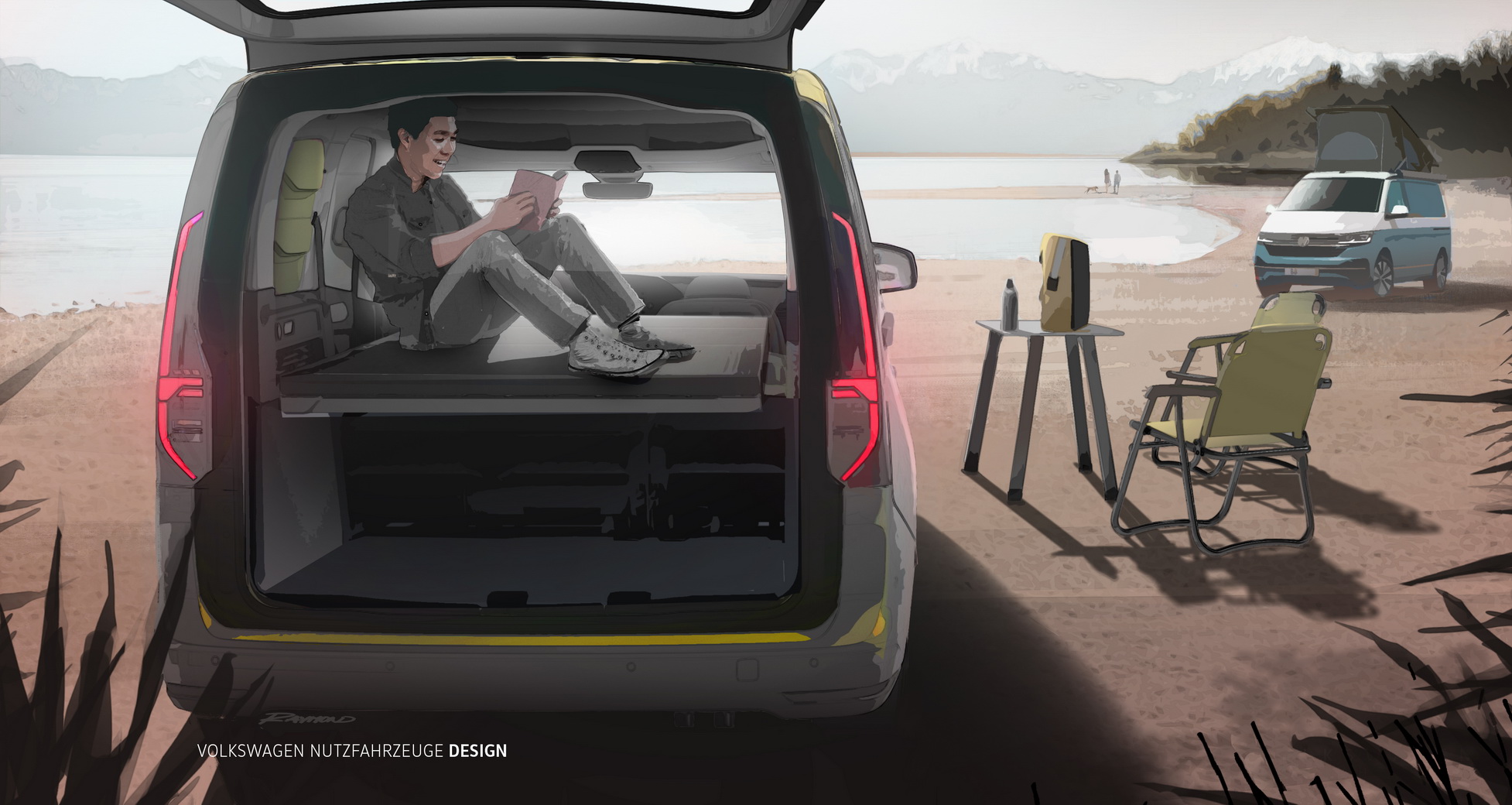 VW Caddy Beach Becomes The Mini-Camper 