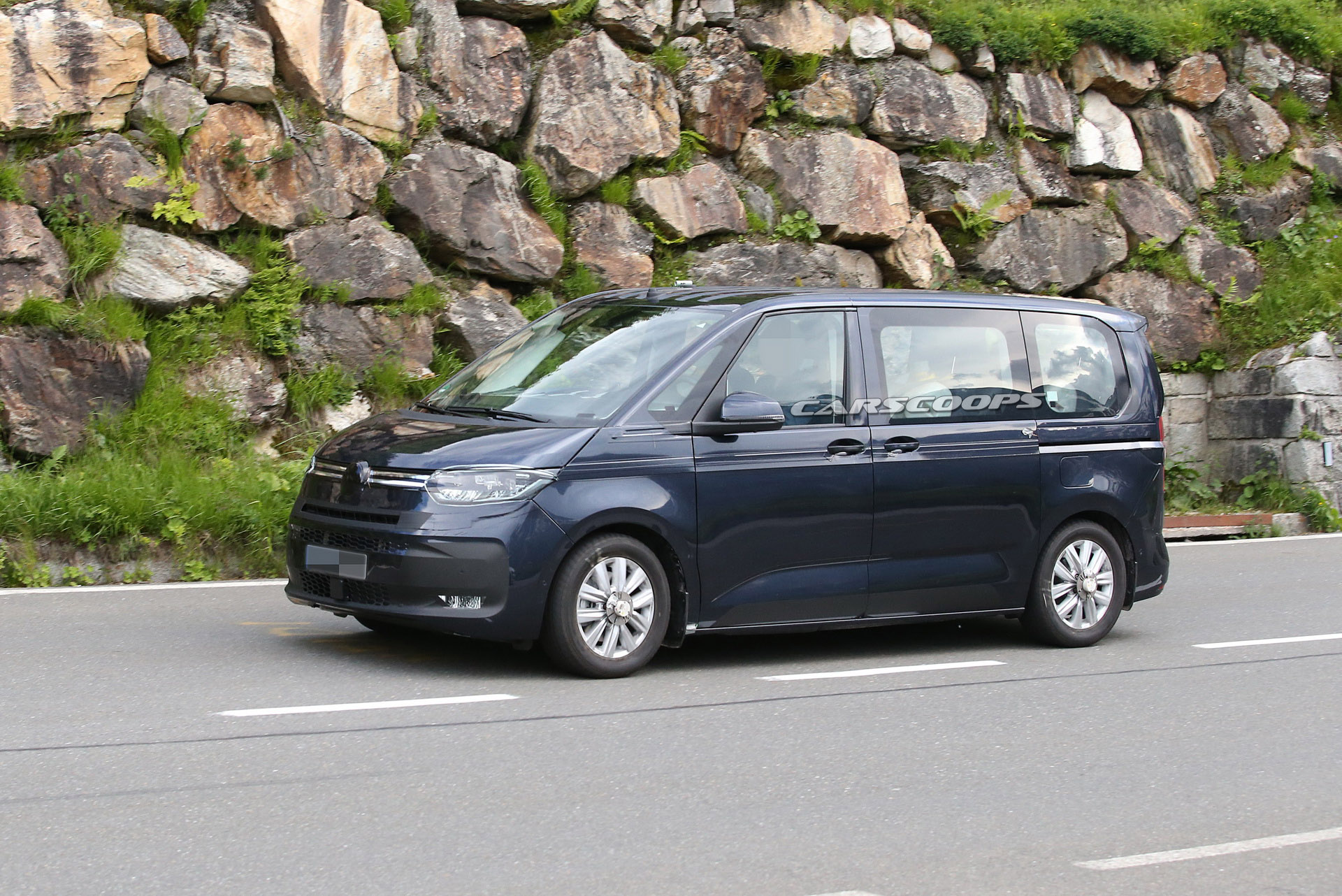 2021 VW T7 Loses Most Camo, Reveals Golf-Inspired Front End