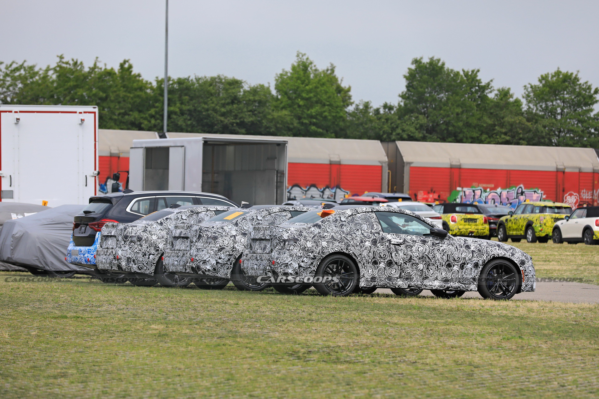 A Bunch Of 2022 BMW 2-Series Coupes Were Spied In Germany