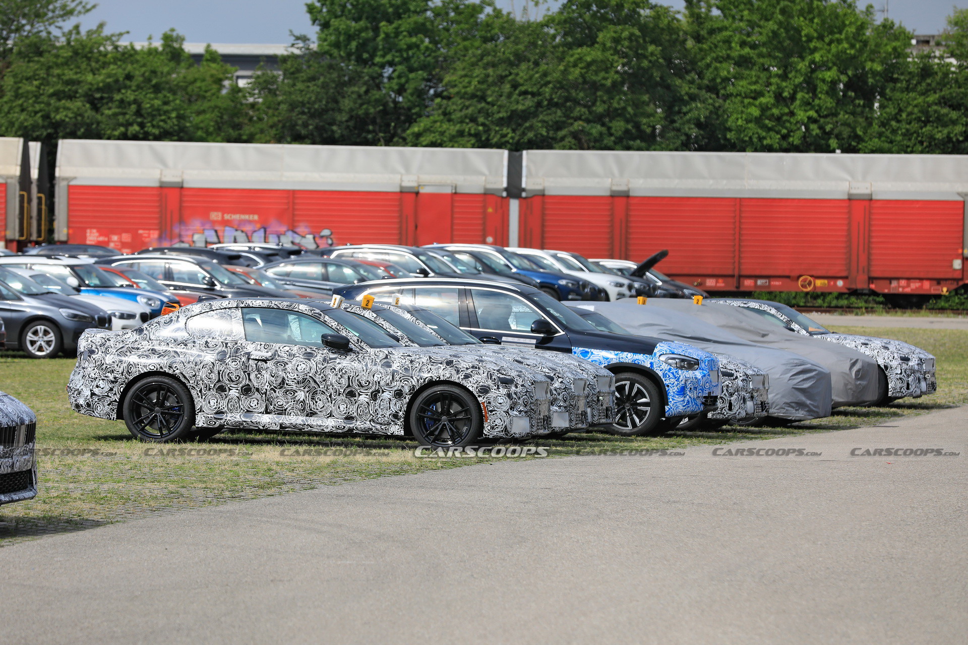 A Bunch Of 2022 BMW 2-Series Coupes Were Spied In Germany