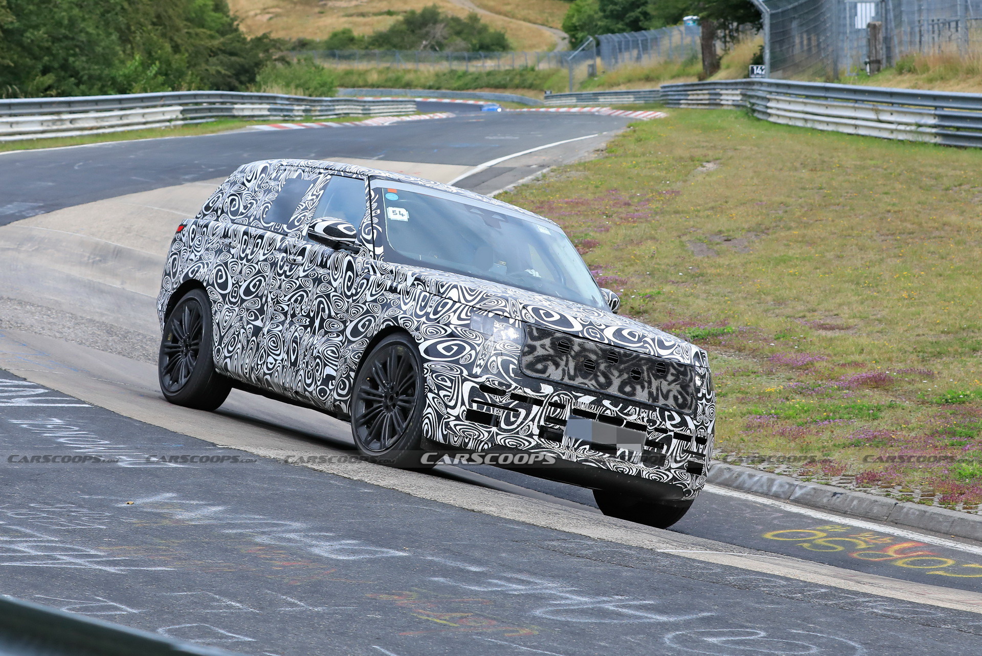 All-New 2022 Range Rover Trades Off-Roading For The Nurburgring As Testing Continues