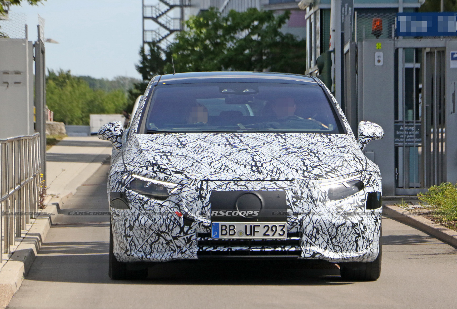 Mercedes-Benz Spied Benchmarking New EQS Electric Sedan Against Teslas